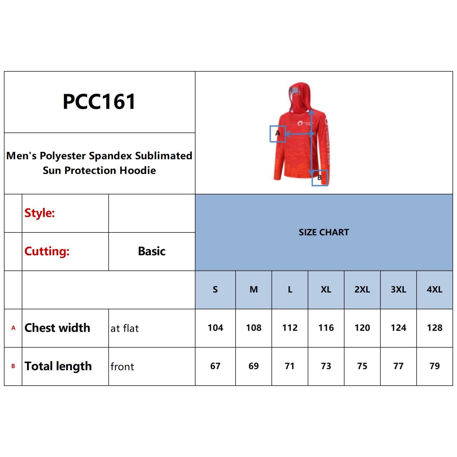Men's Polyester Spandex Sublimated Sun Protection Hoodie - Image 16