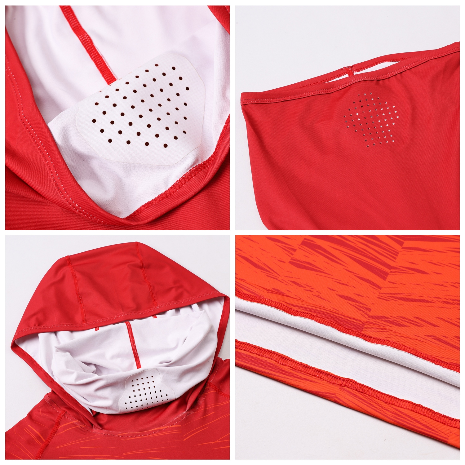 Men's Polyester Spandex Sublimated Sun Protection Hoodie - Image 7