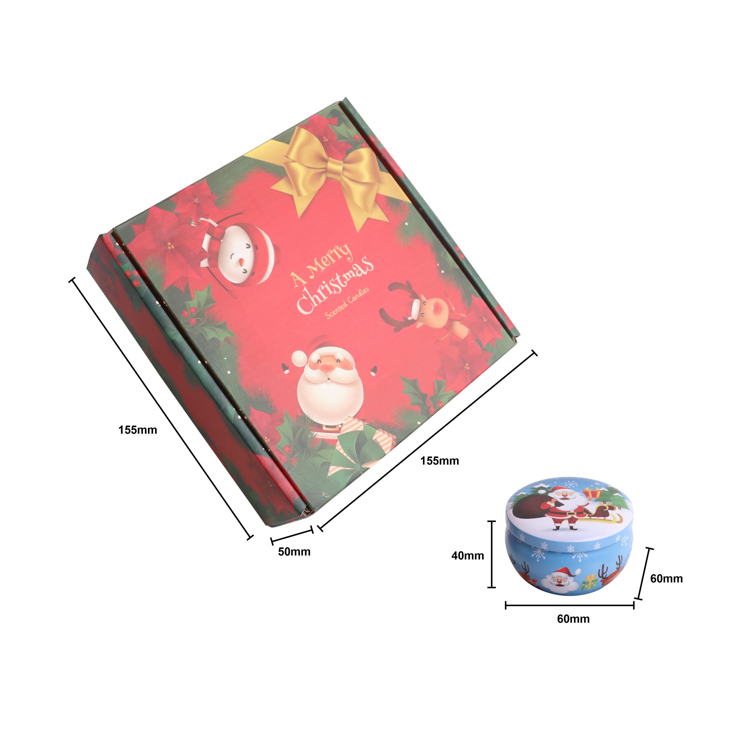 Tin Candle Set (4pcs) - Image 6