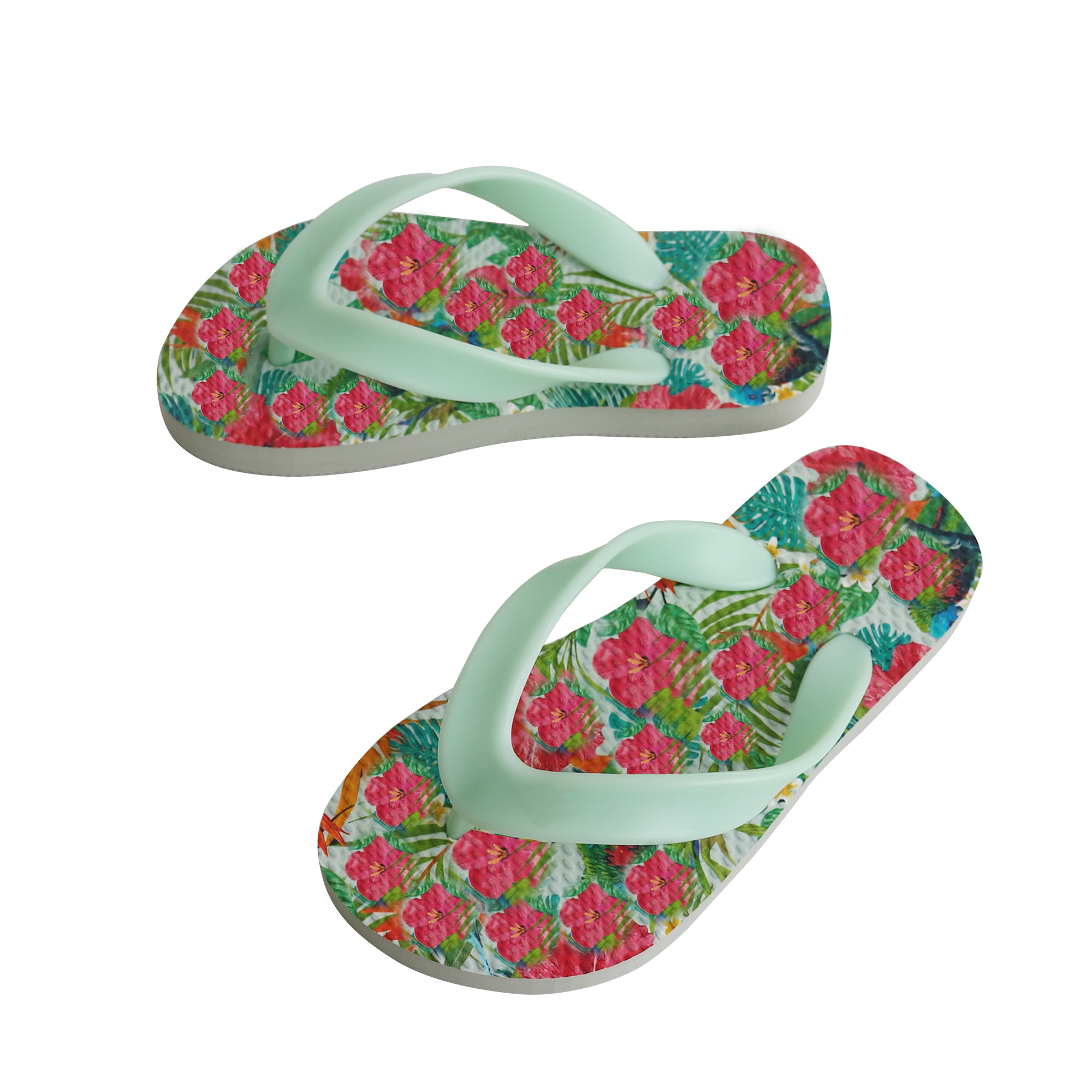 Rubber Talking Footprint Thongs - Image 2