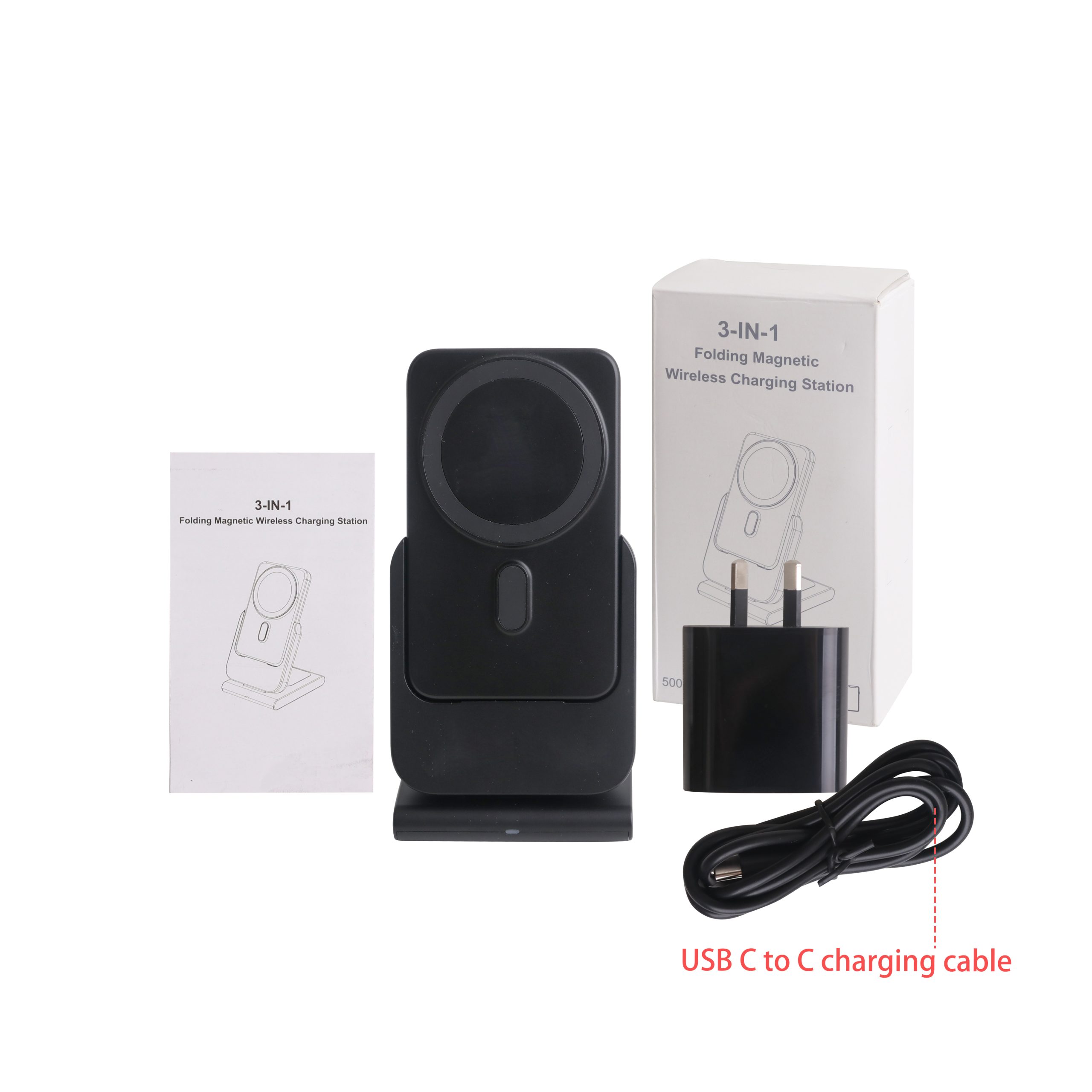 3-In-1 5000mAh Power Bank Charging Station - Image 9