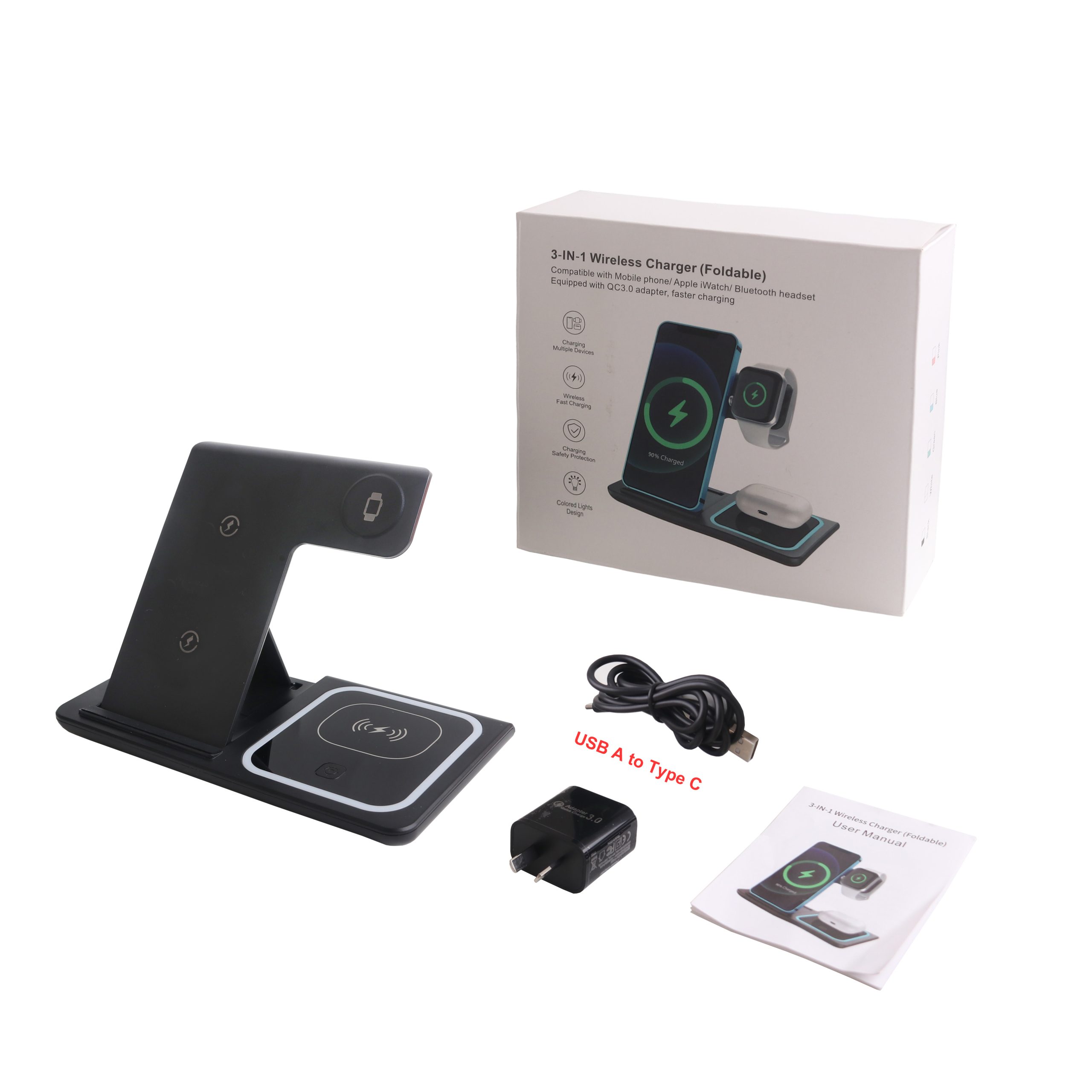 3-In-1 Portable Wireless Charger - Image 8