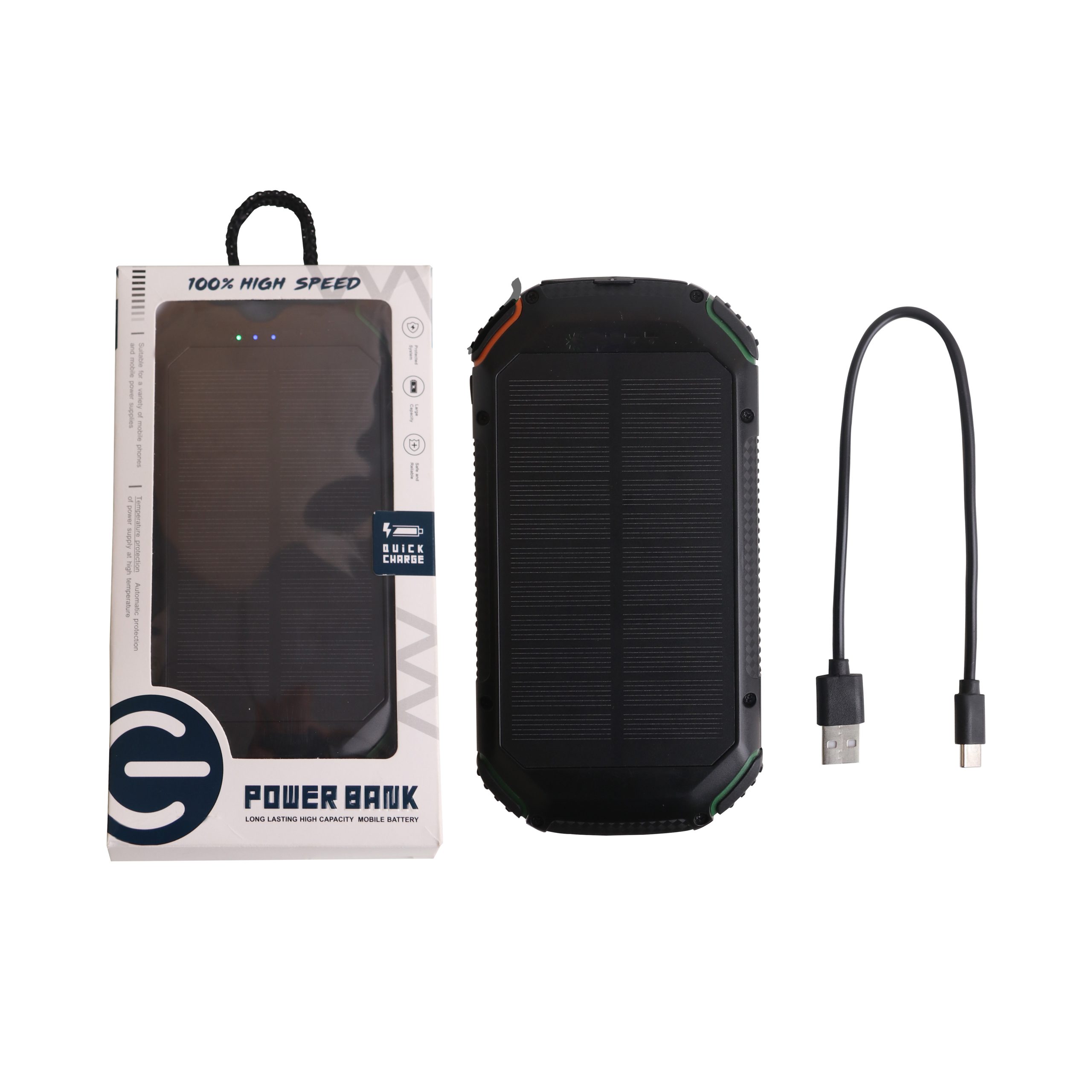 20000mAh Outdoor Solar Wireless Power Bank - Image 8