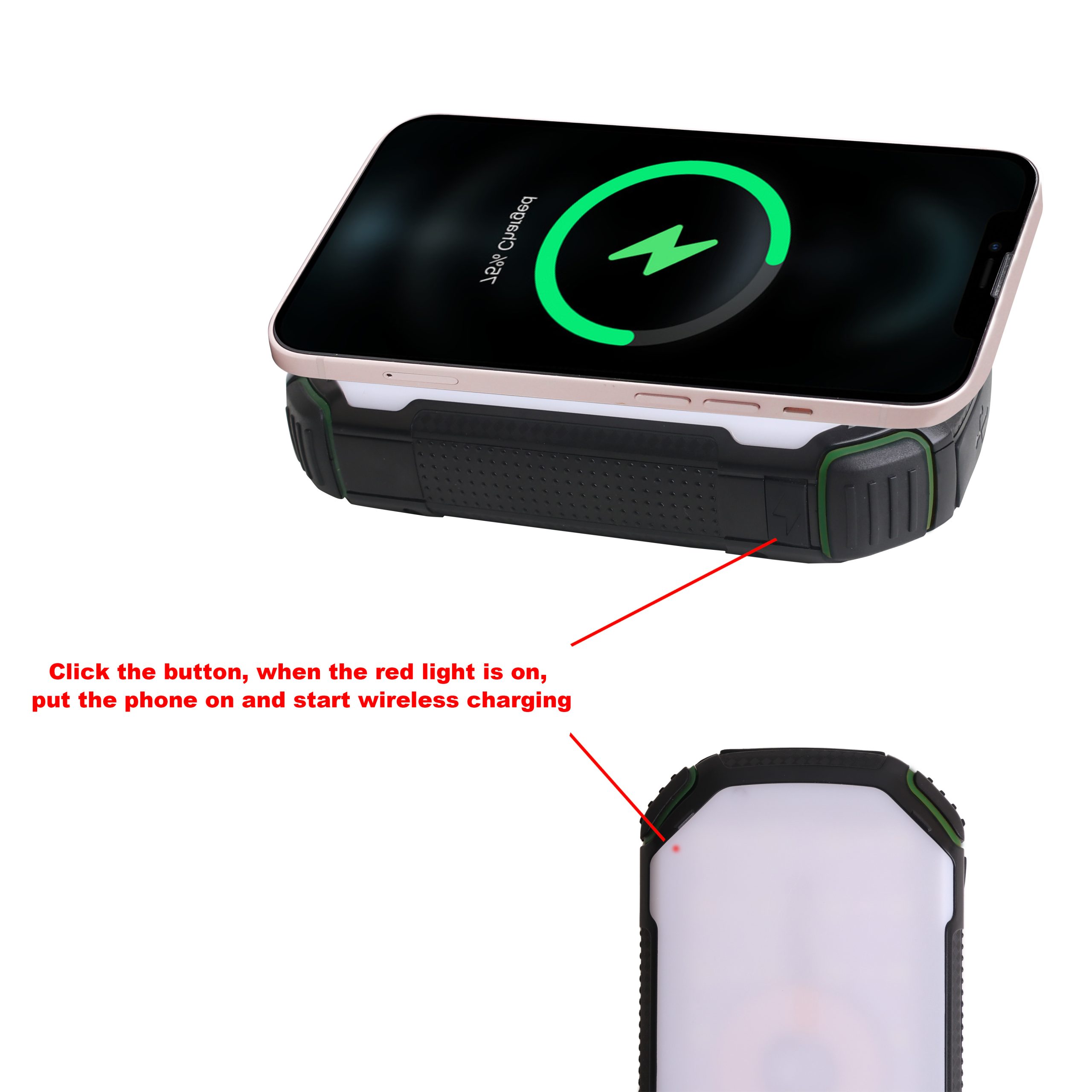 20000mAh Outdoor Solar Wireless Power Bank - Image 6