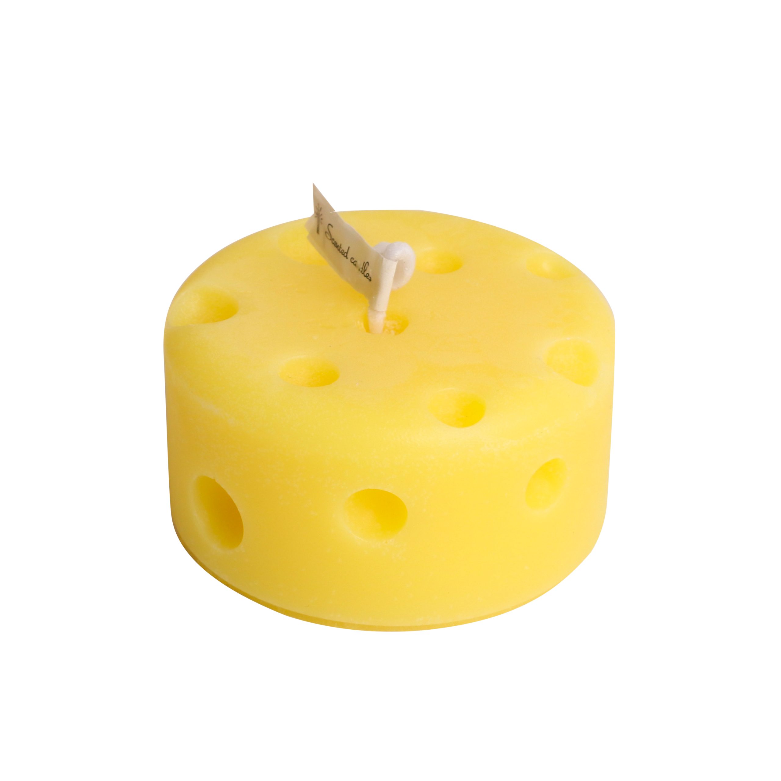 Round Cheese Shape Candles - Image 3