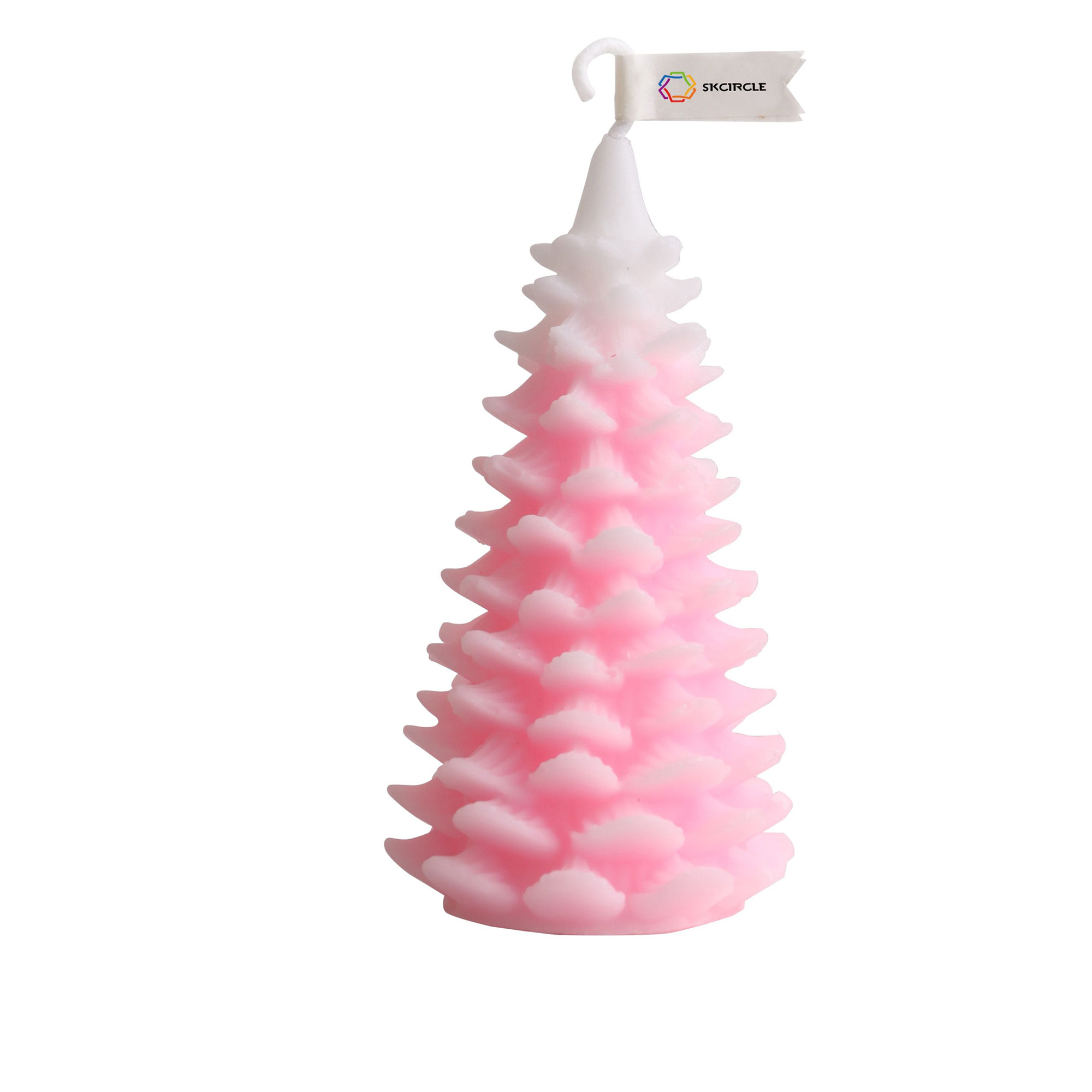Cedar Christmas Tree Shape Candles - Image 2