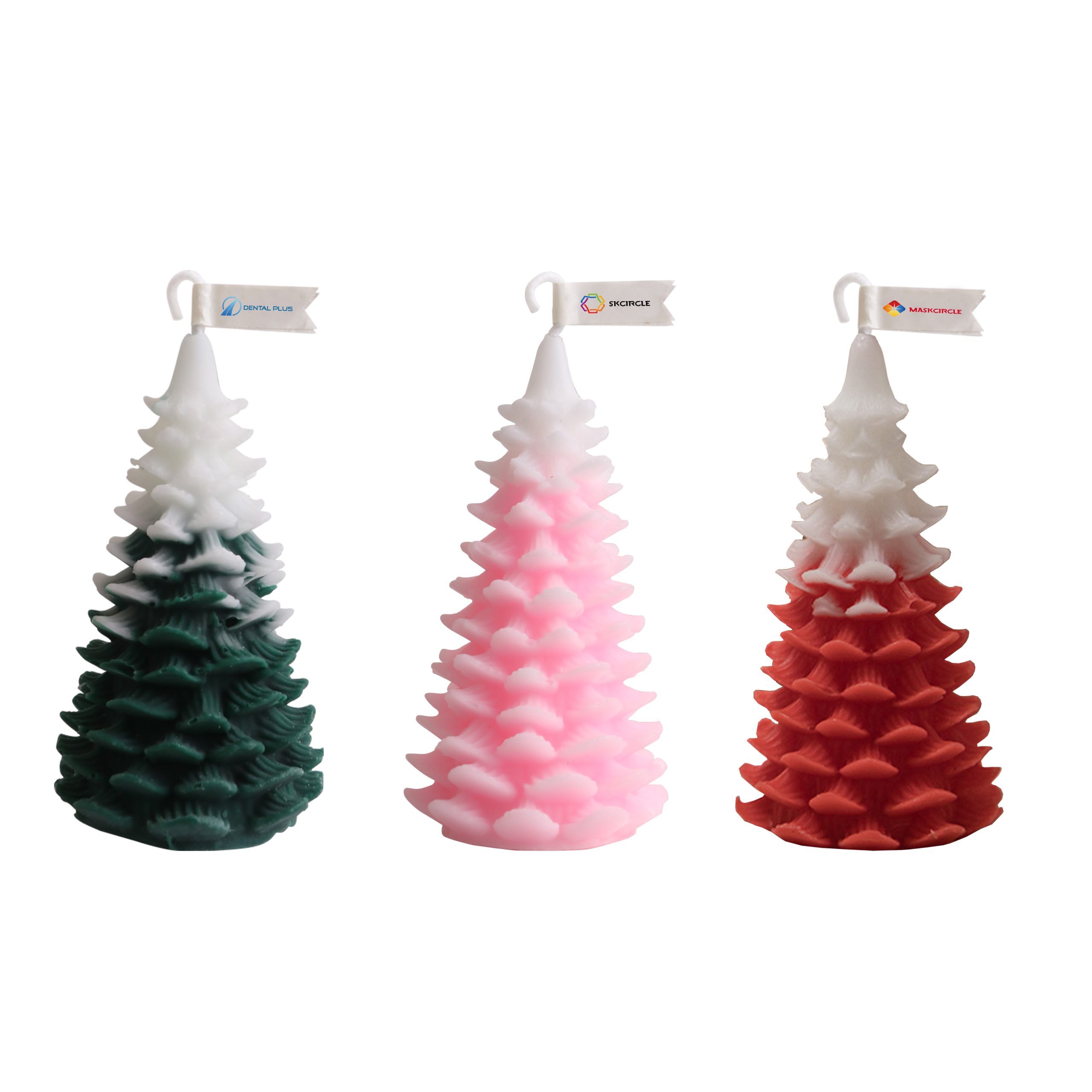 Cedar Christmas Tree Shape Candles - Image 5