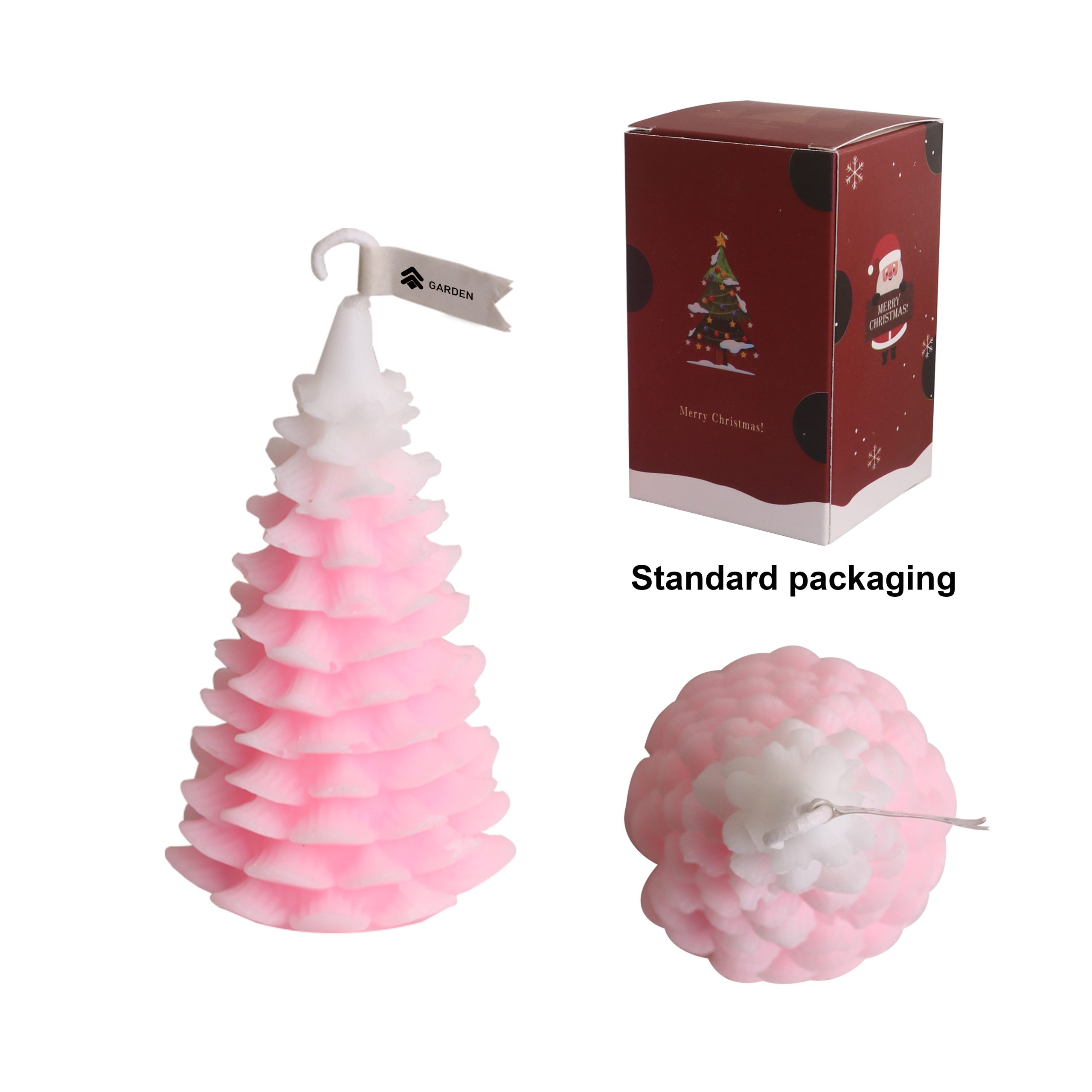 Cedar Christmas Tree Shape Candles - Image 7