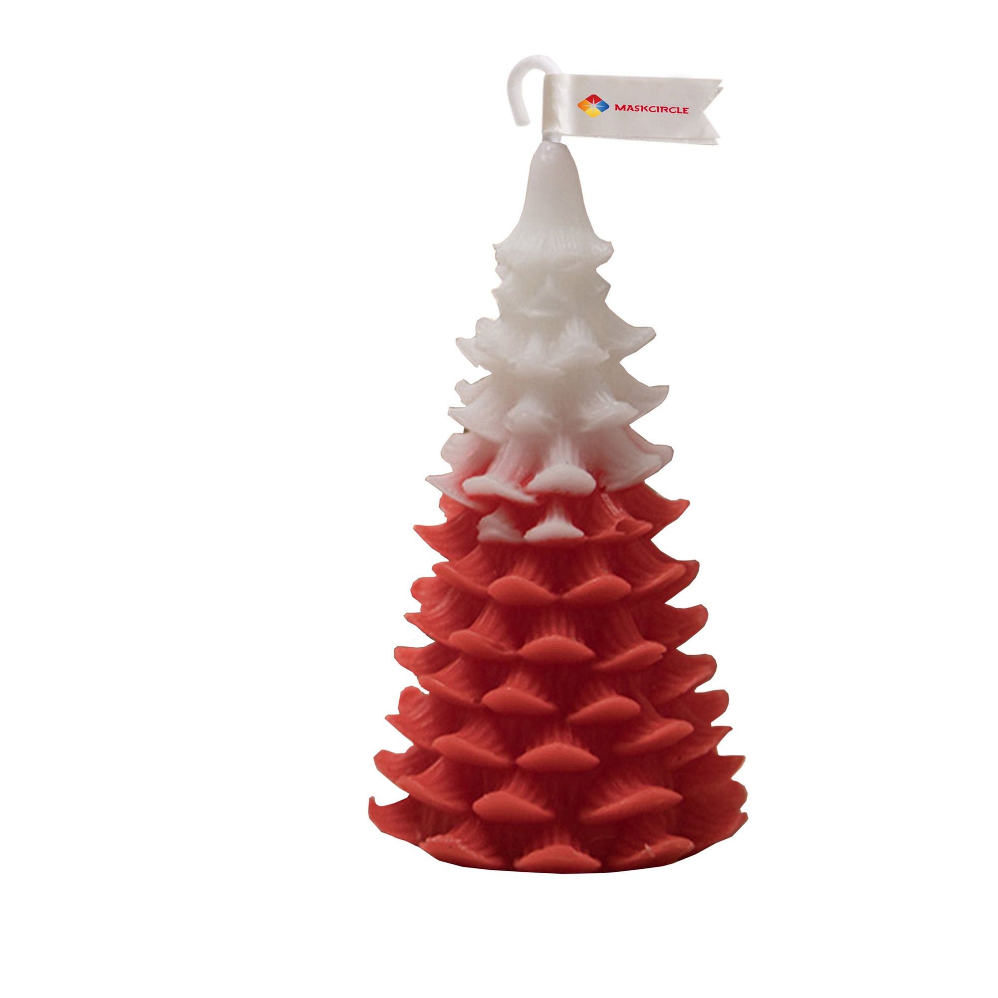 Cedar Christmas Tree Shape Candles - Image 3