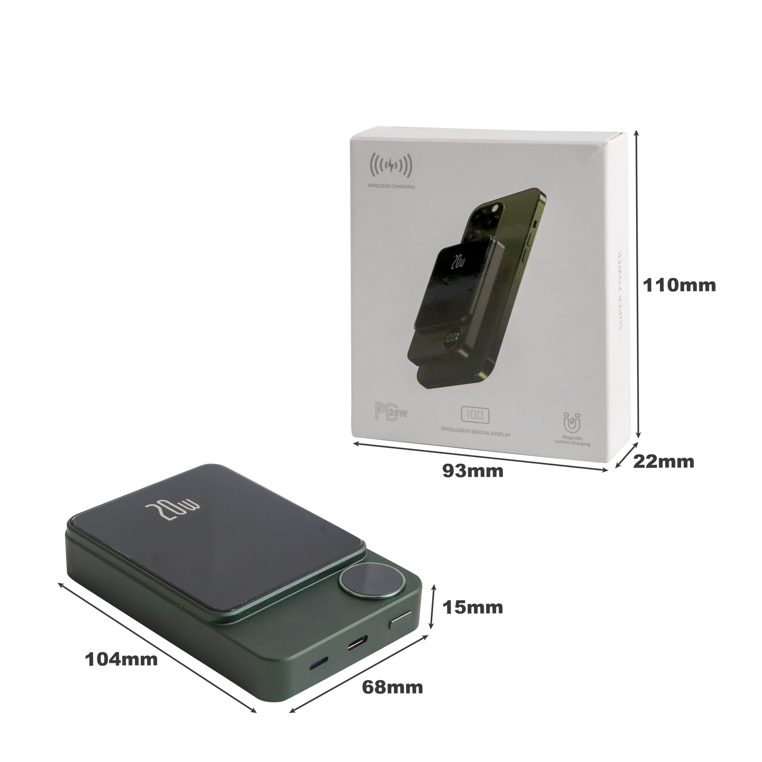 10000mAh Magnetic Wireless Power Bank - Image 8