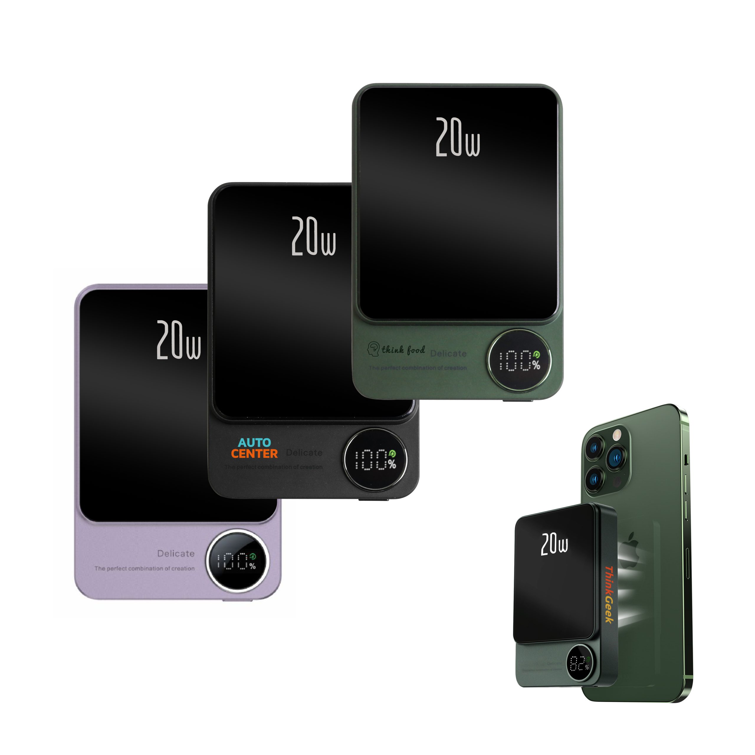 10000mAh Magnetic Wireless Power Bank