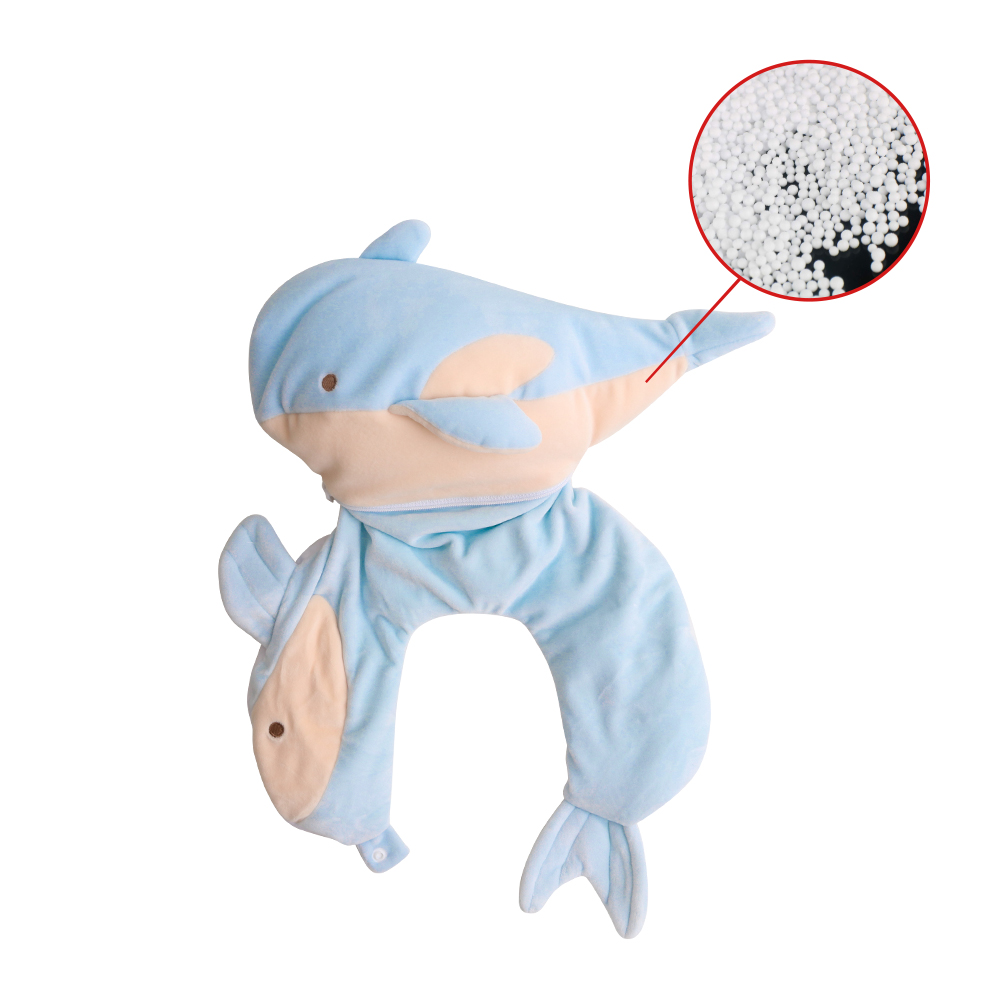 Whale Shaped 2 In 1 Travel Pillow - Image 3