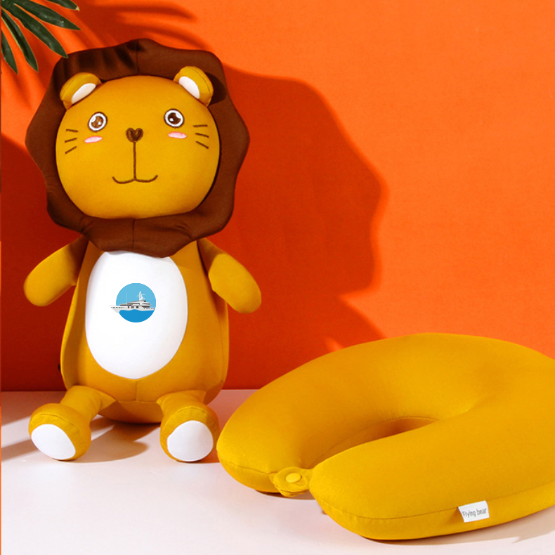 Lion Shaped 2 In 1 Travel Pillow - Image 6