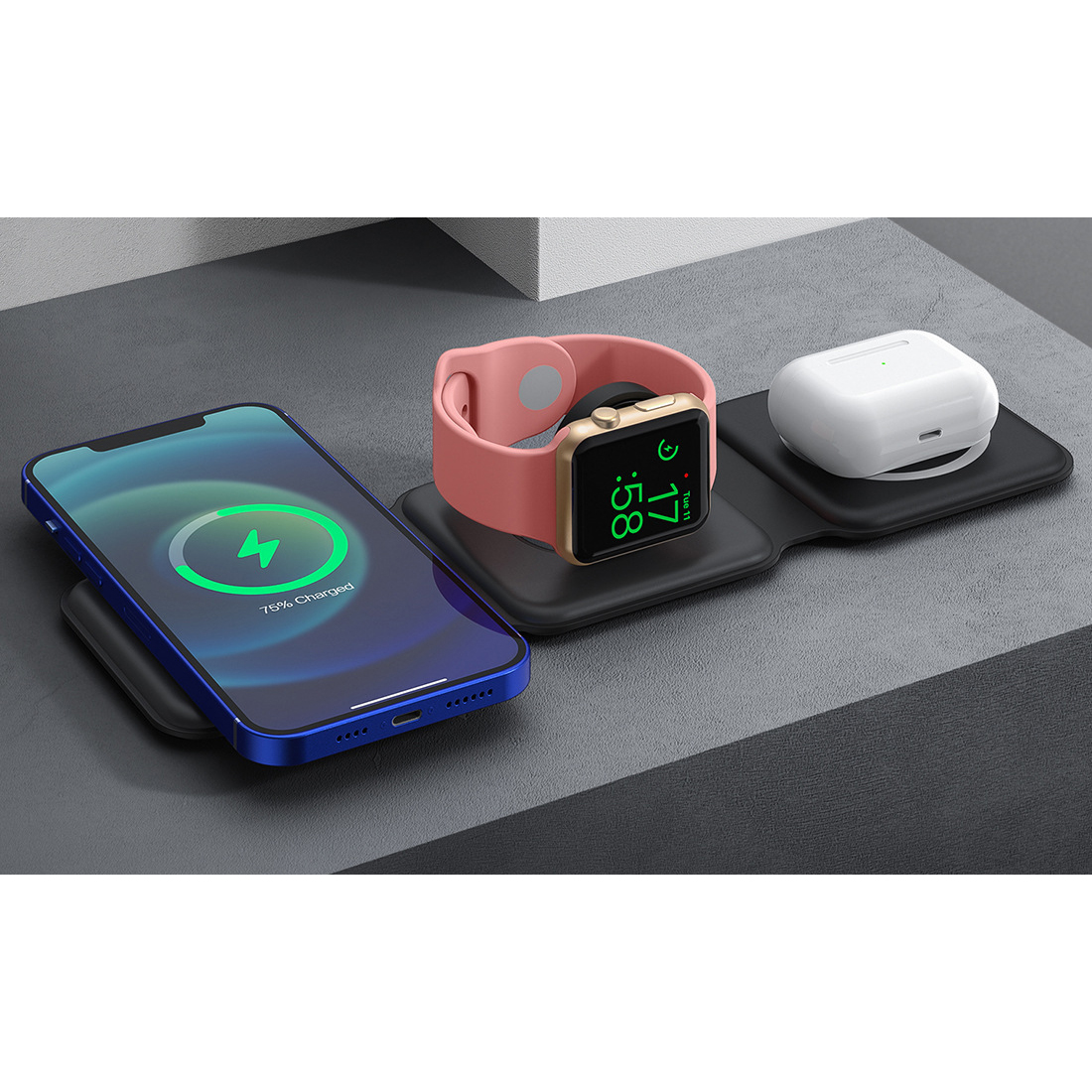 3-In-1 Foldable Magsafe Wireless Charger - Image 10