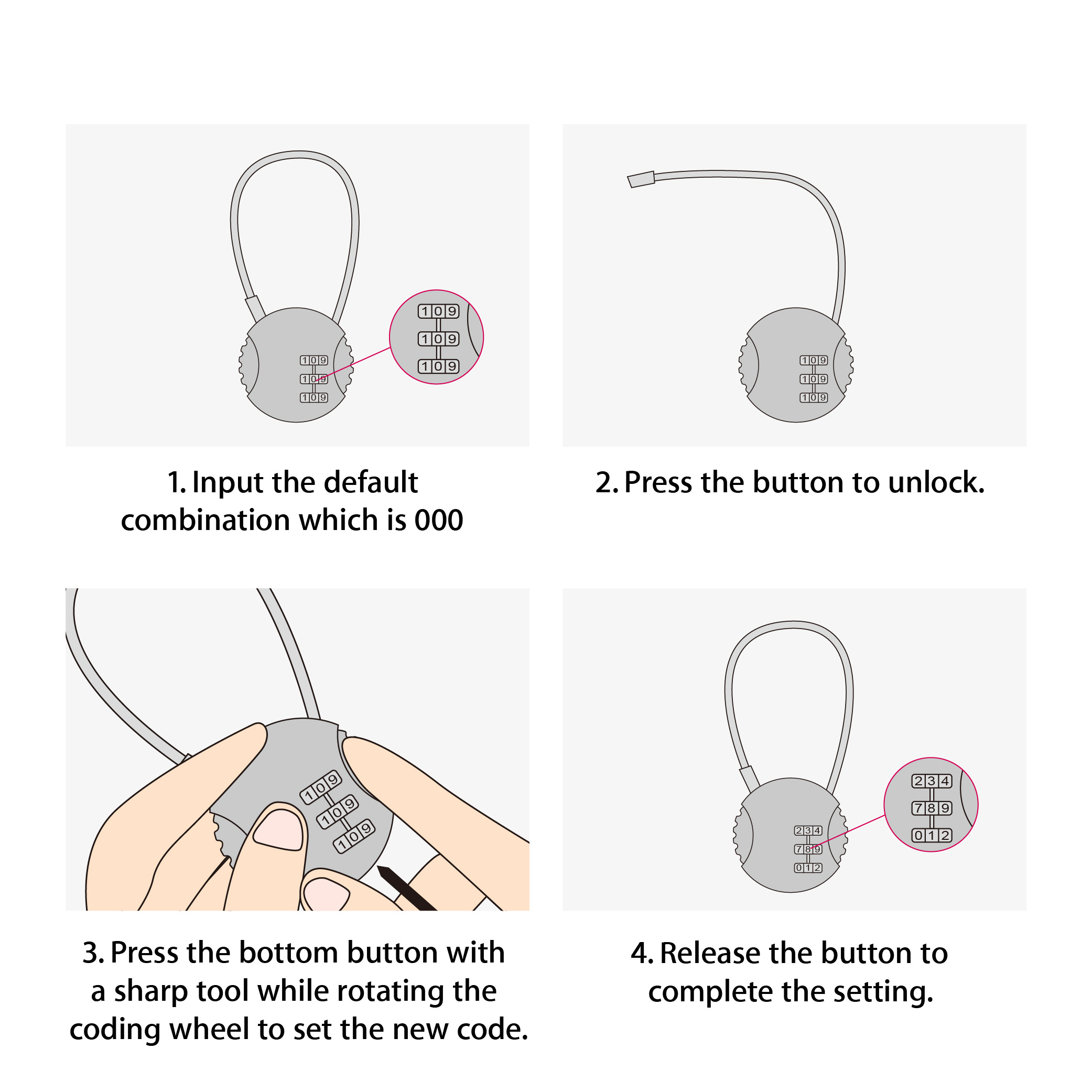 Metal Coded Lock - Image 9