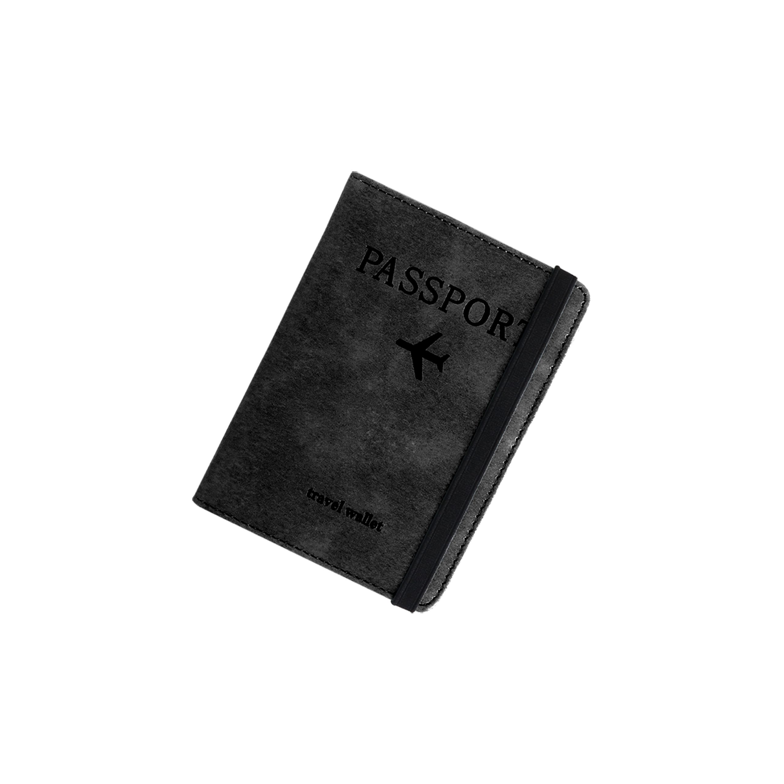 RFID Multifunctional PU Leather Passport Holder - Image 2