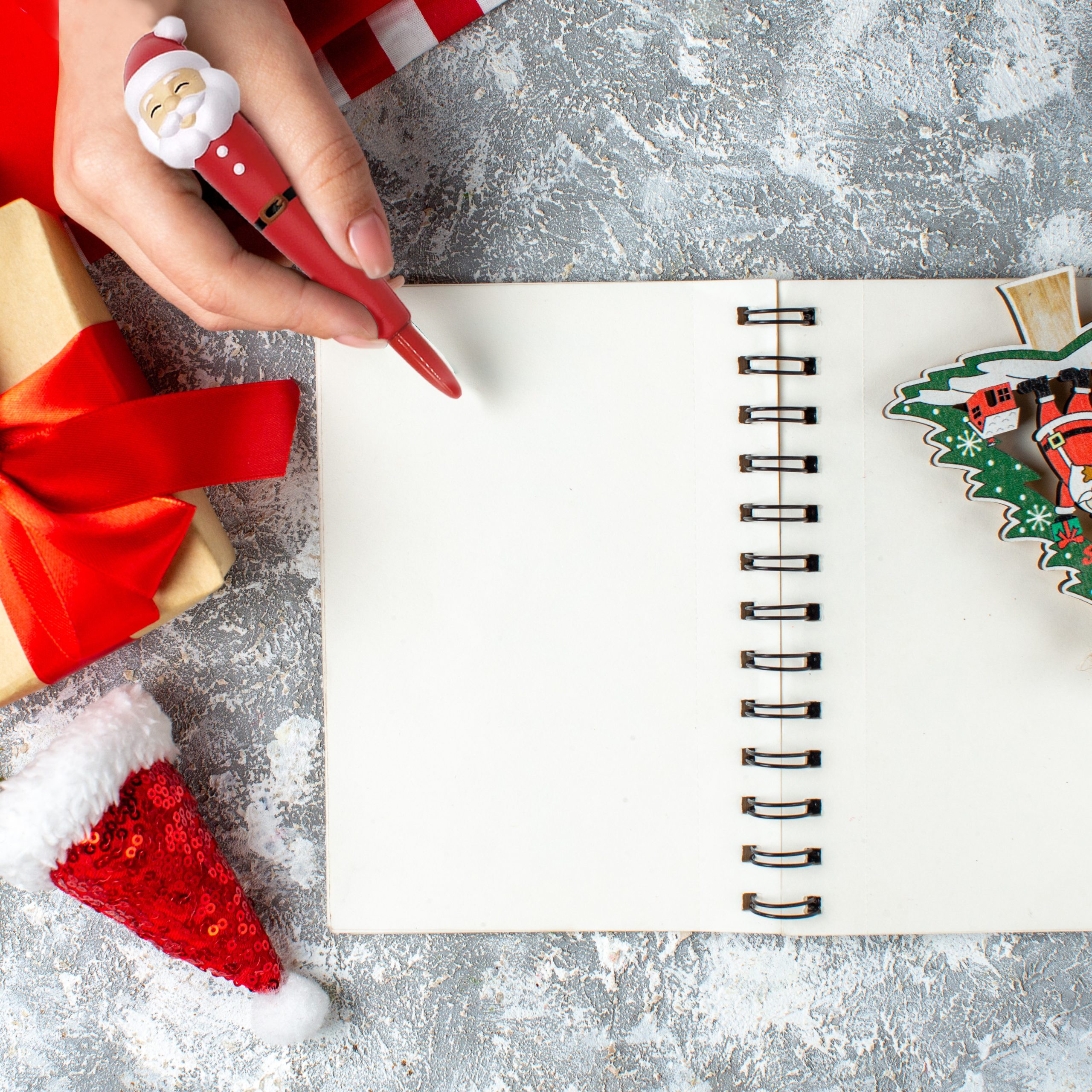 Pen with Santa Stress Reliever - Image 6