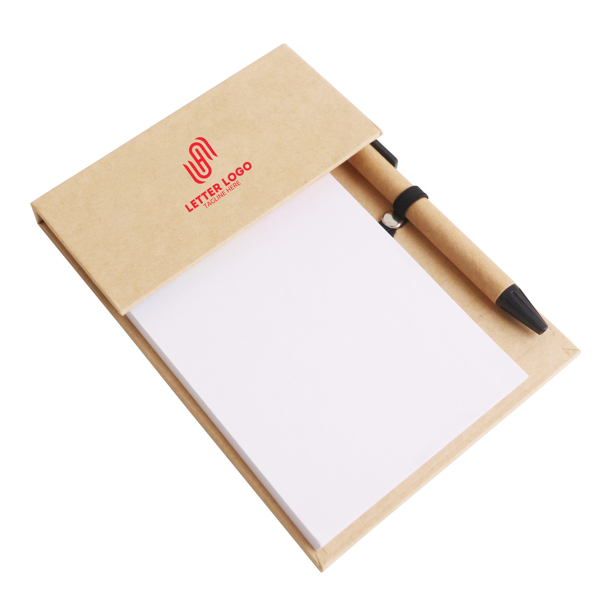 Memo Pad with Ballpoint Pen - Image 2