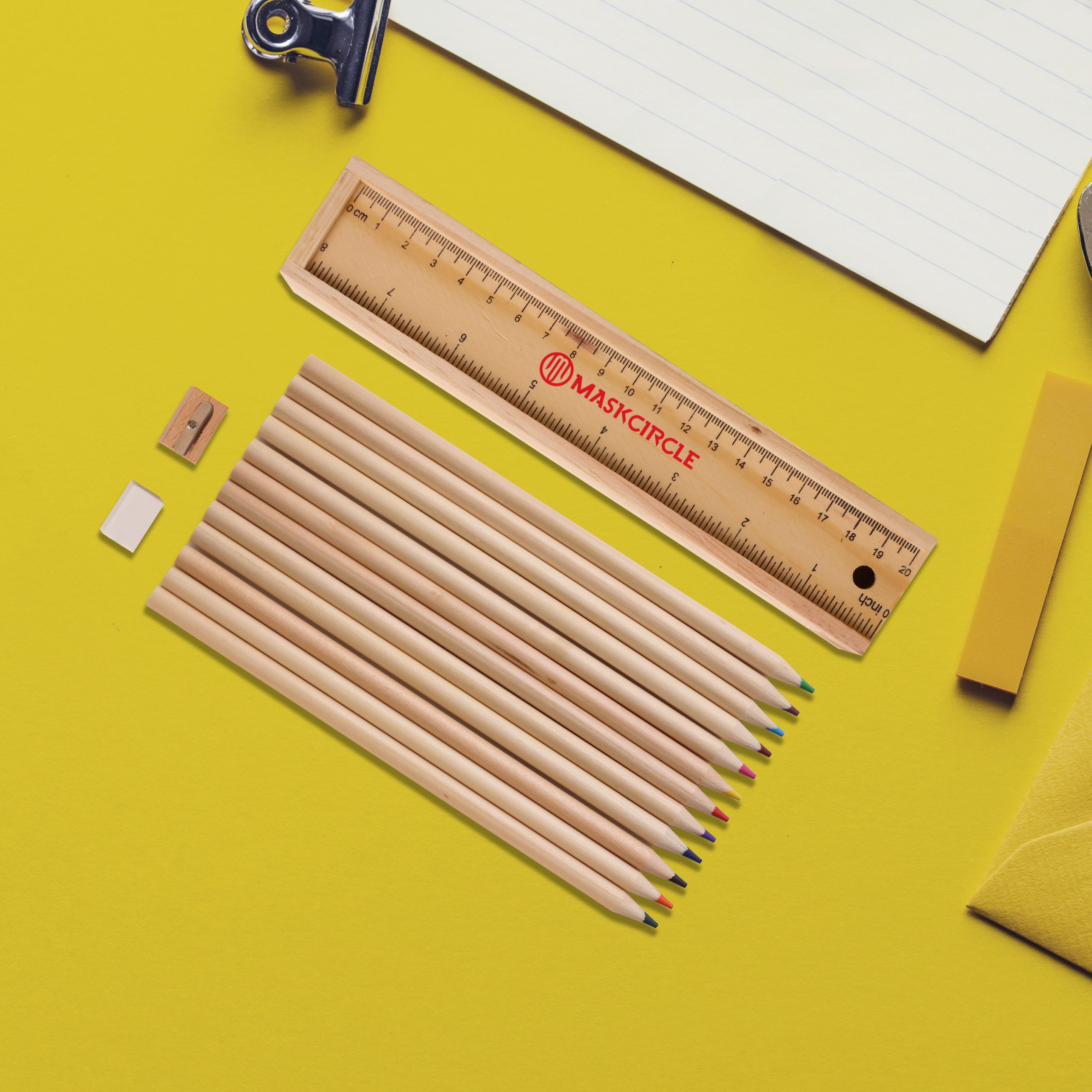 12 Color Wooden Pencil Set - Image 4