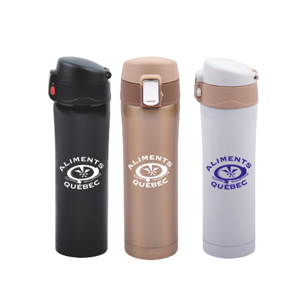 450ml Flip Top Stainless Vacuum Flask - Image 5
