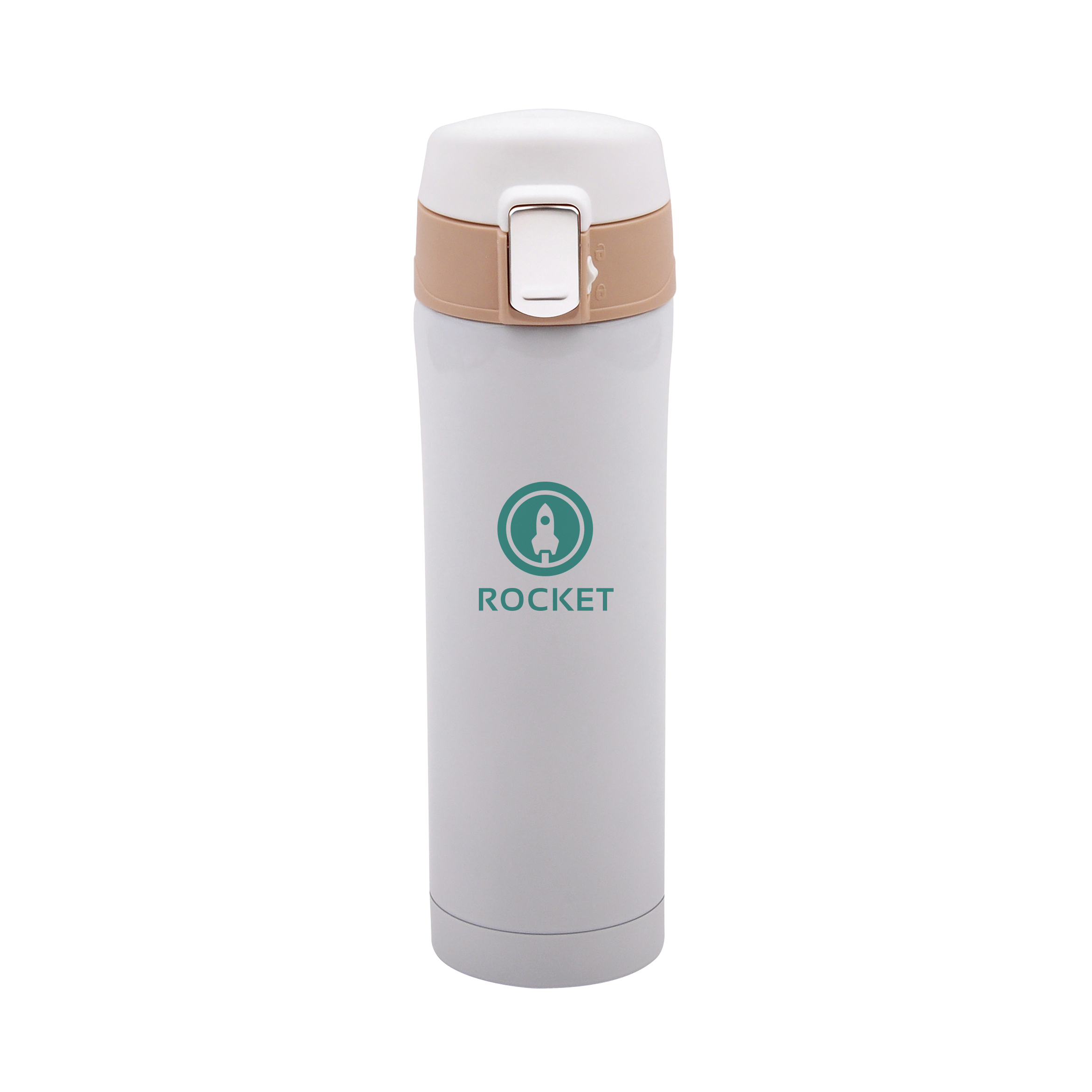 450ml Flip Top Stainless Vacuum Flask - Image 4