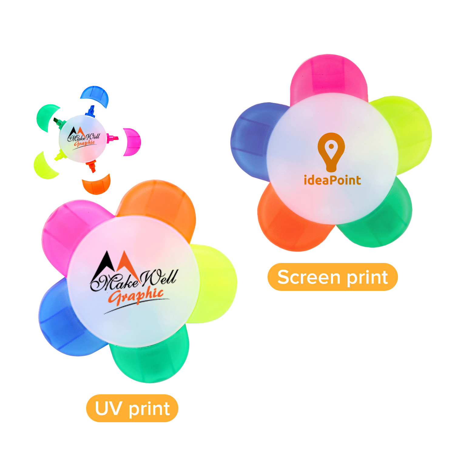 Flower Five-color Highlighter - Image 4