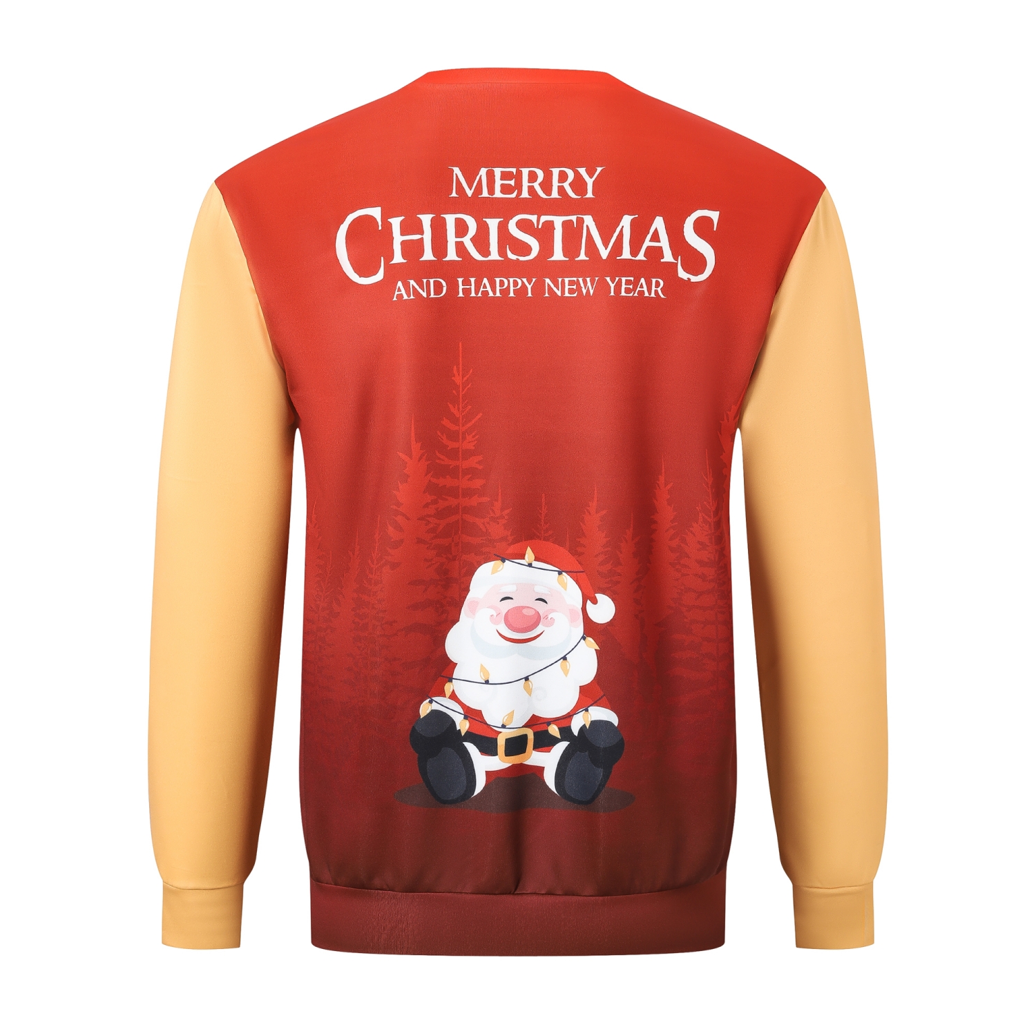 Unisex Adults Polyester Spandex Sublimated Christmas Sweatshirts - Image 4