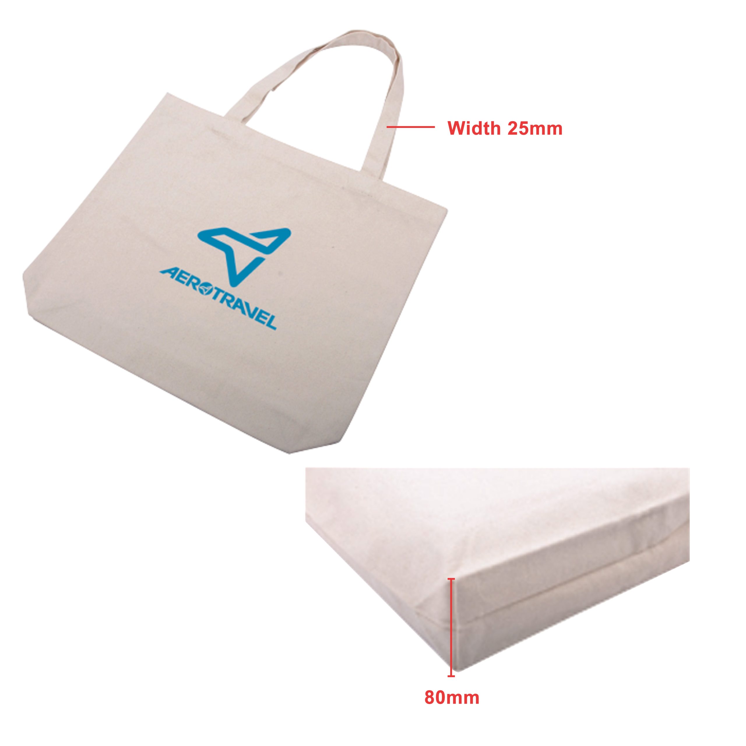 280gsm (10oz) Cotton Tote Bag - Image 4
