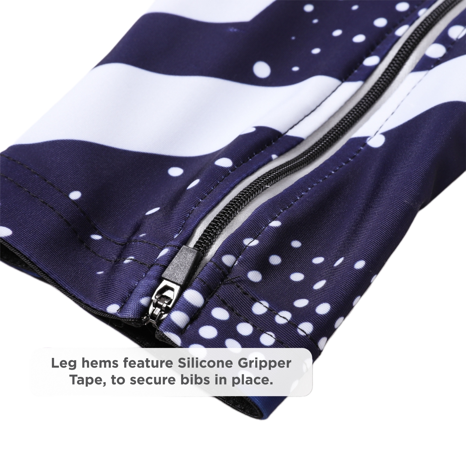 Men's Sublimated Cycling Bib Tights - Image 6