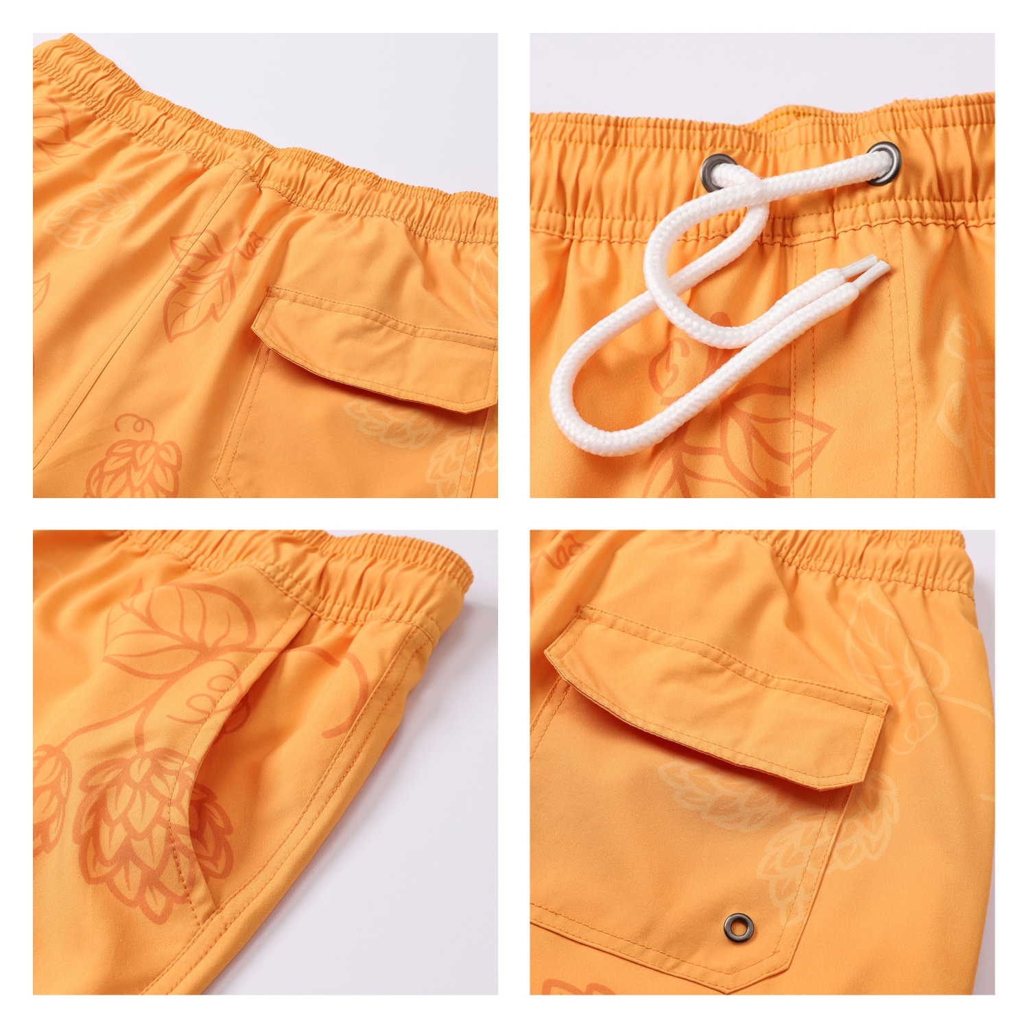 Men's Polyester Spandex Sublimated Swim Shorts - Image 6