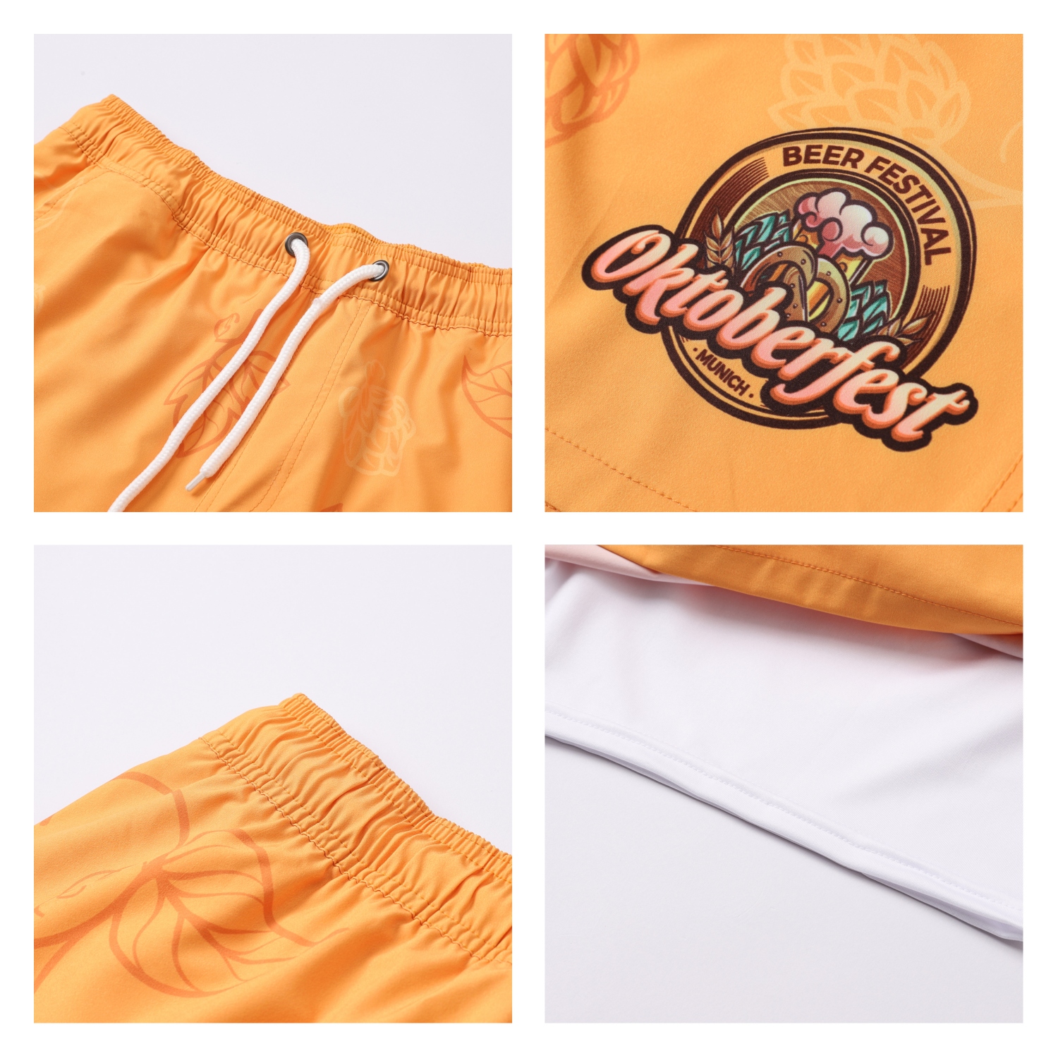Men's Polyester Spandex Sublimated Swim Shorts - Image 7