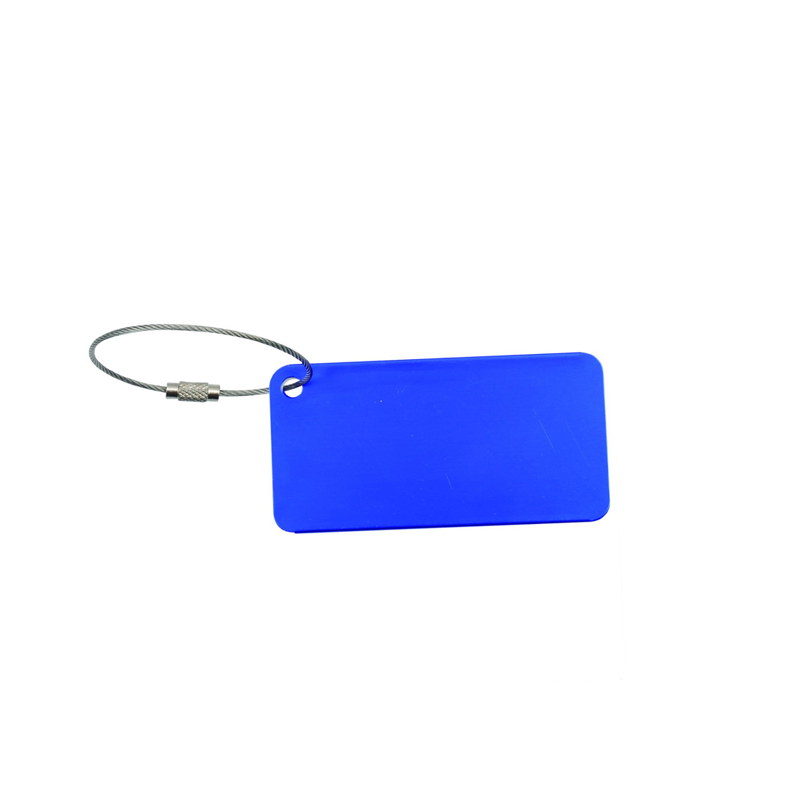 Square Aluminium Luggage Tag - Image 3