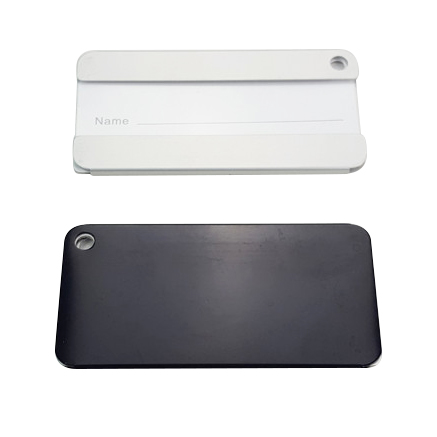 Square Aluminium Luggage Tag - Image 10