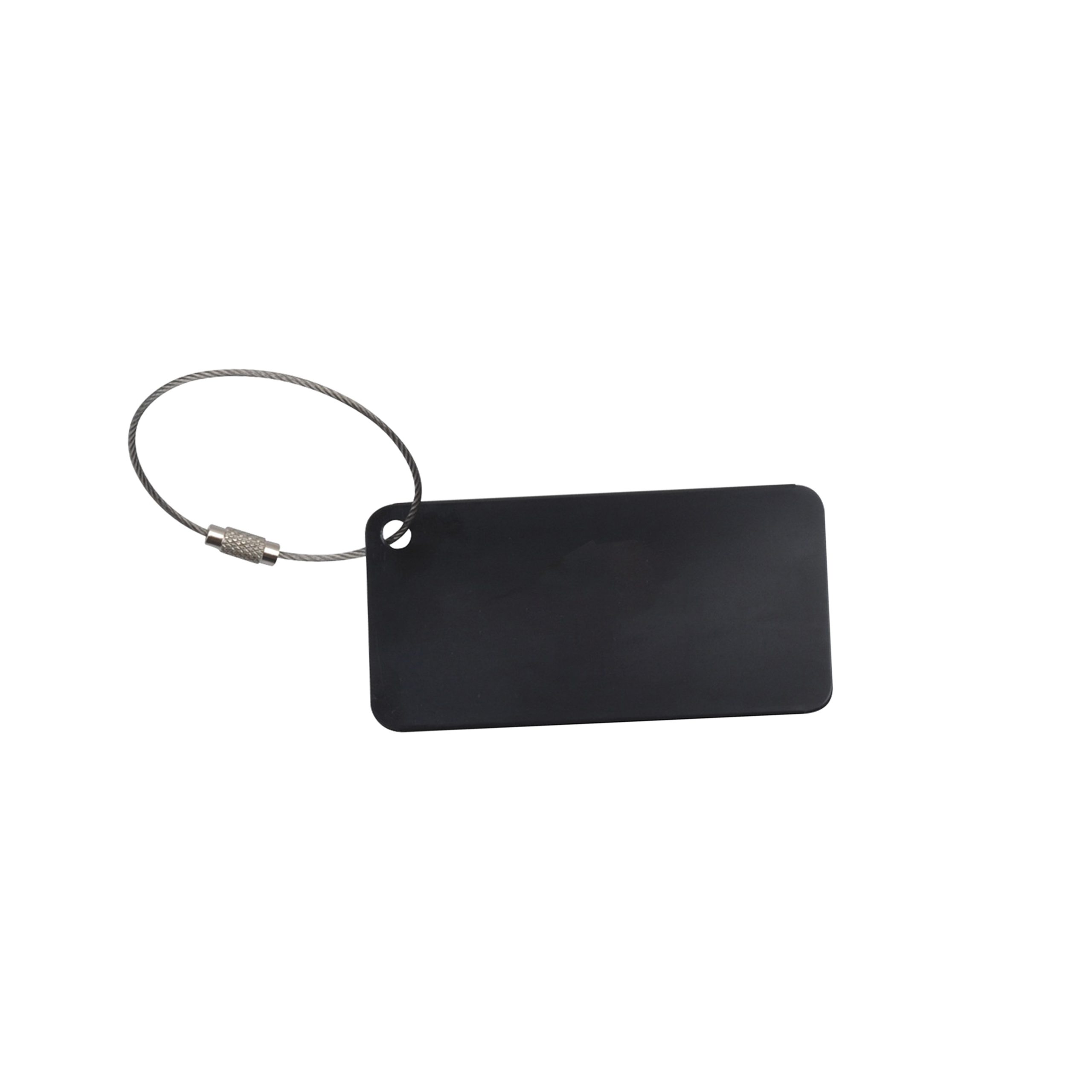 Square Aluminium Luggage Tag - Image 2