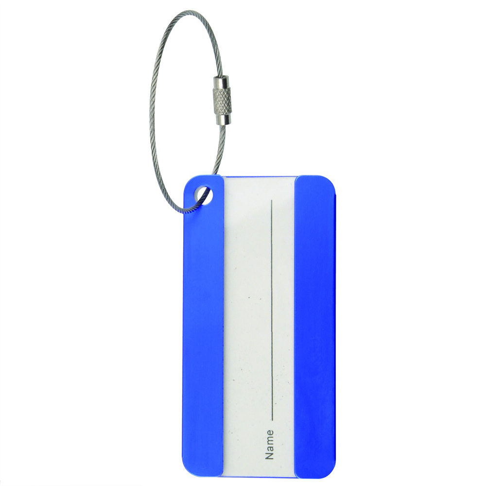 Square Aluminium Luggage Tag - Image 8