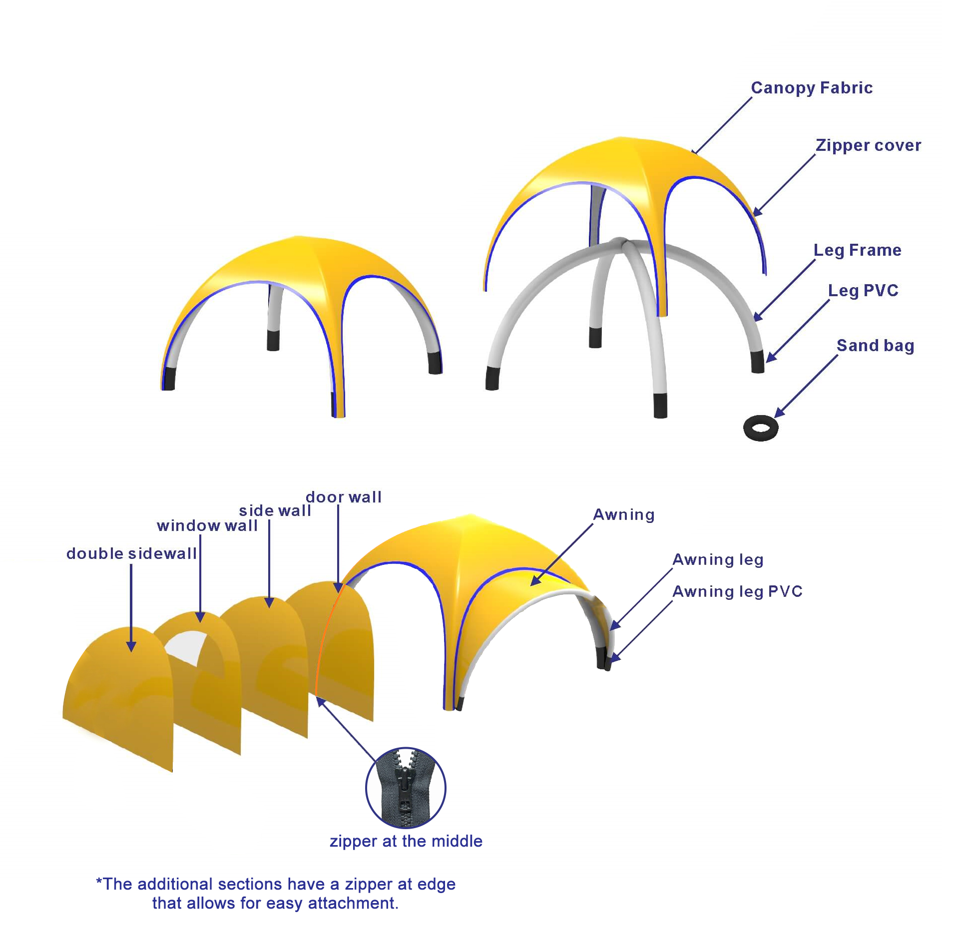 4x4m Inflatable Marquee - Image 6