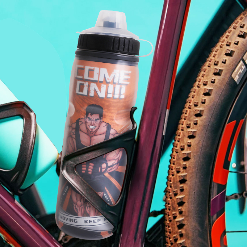 20oz 600ml Double Wall Squeeze Sports Water Bottle - Image 8