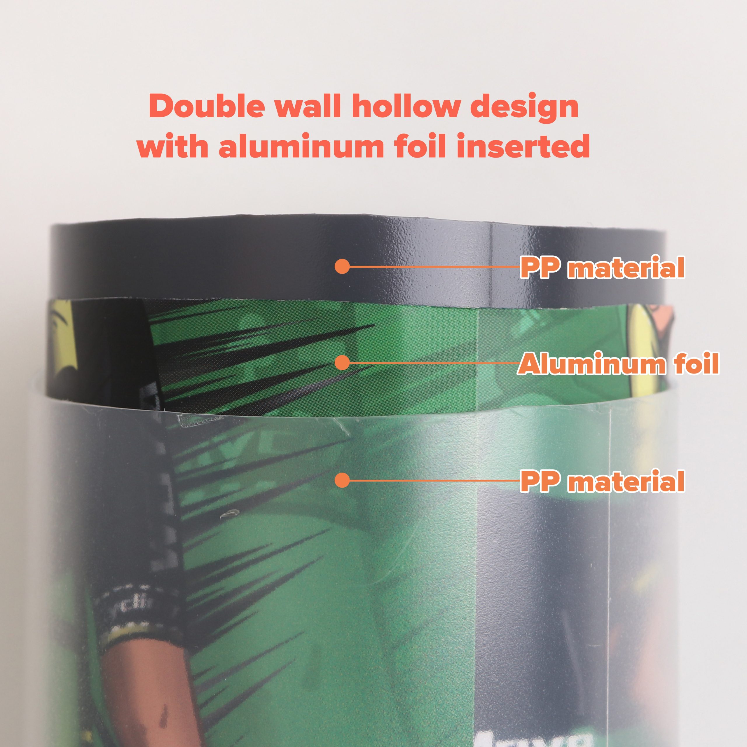 20oz 600ml Double Wall Squeeze Sports Water Bottle - Image 6