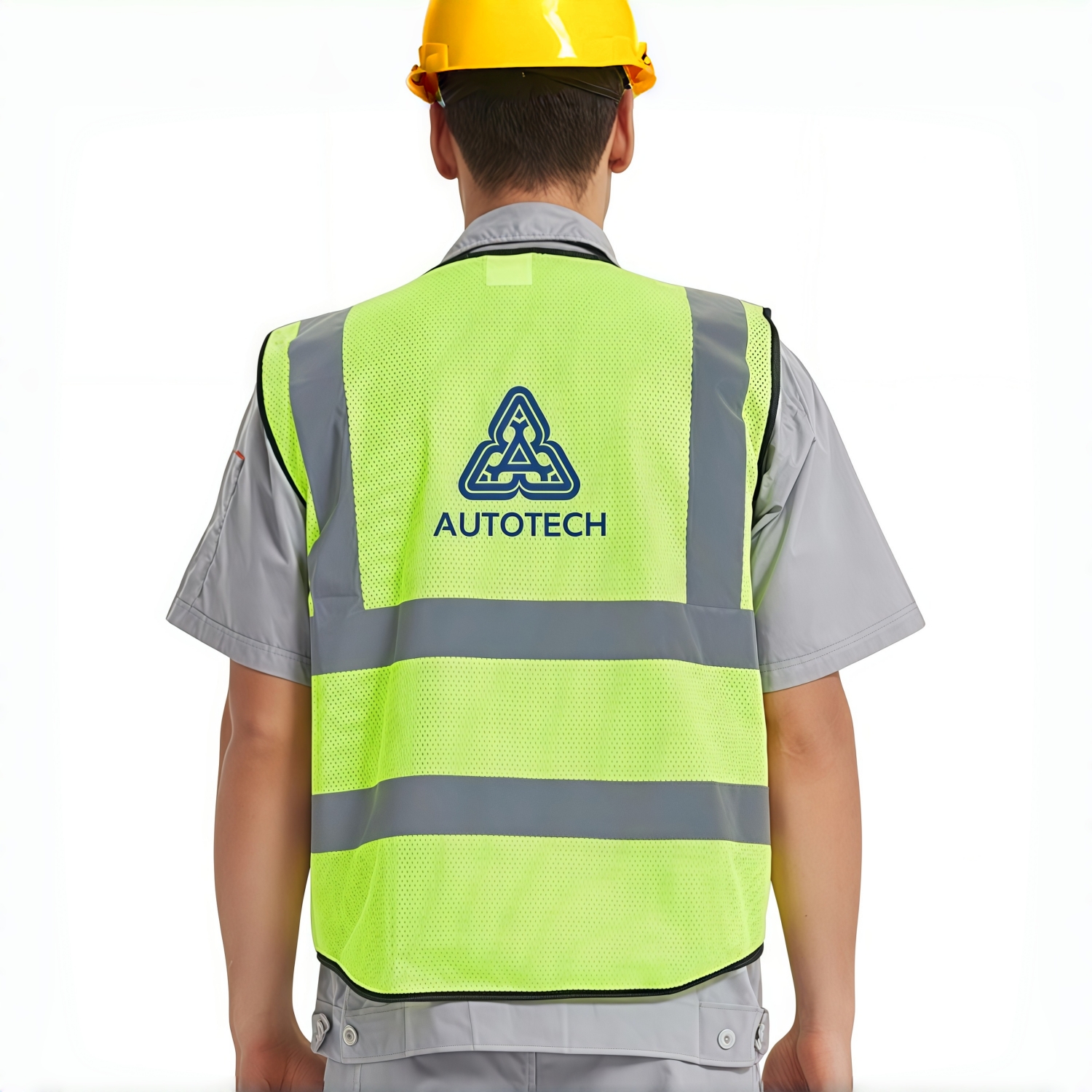 Unisex Adults Hi-Vis Vest With Reflective Tapes and Functional Pockets - Image 2