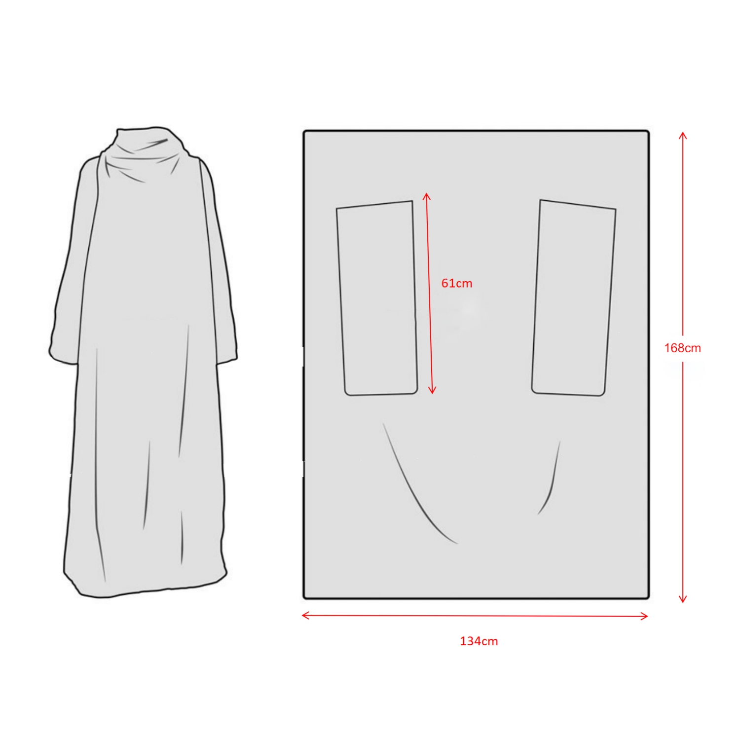 Premium 100% Polyester Sublimated Front Wear Blanket - Image 11