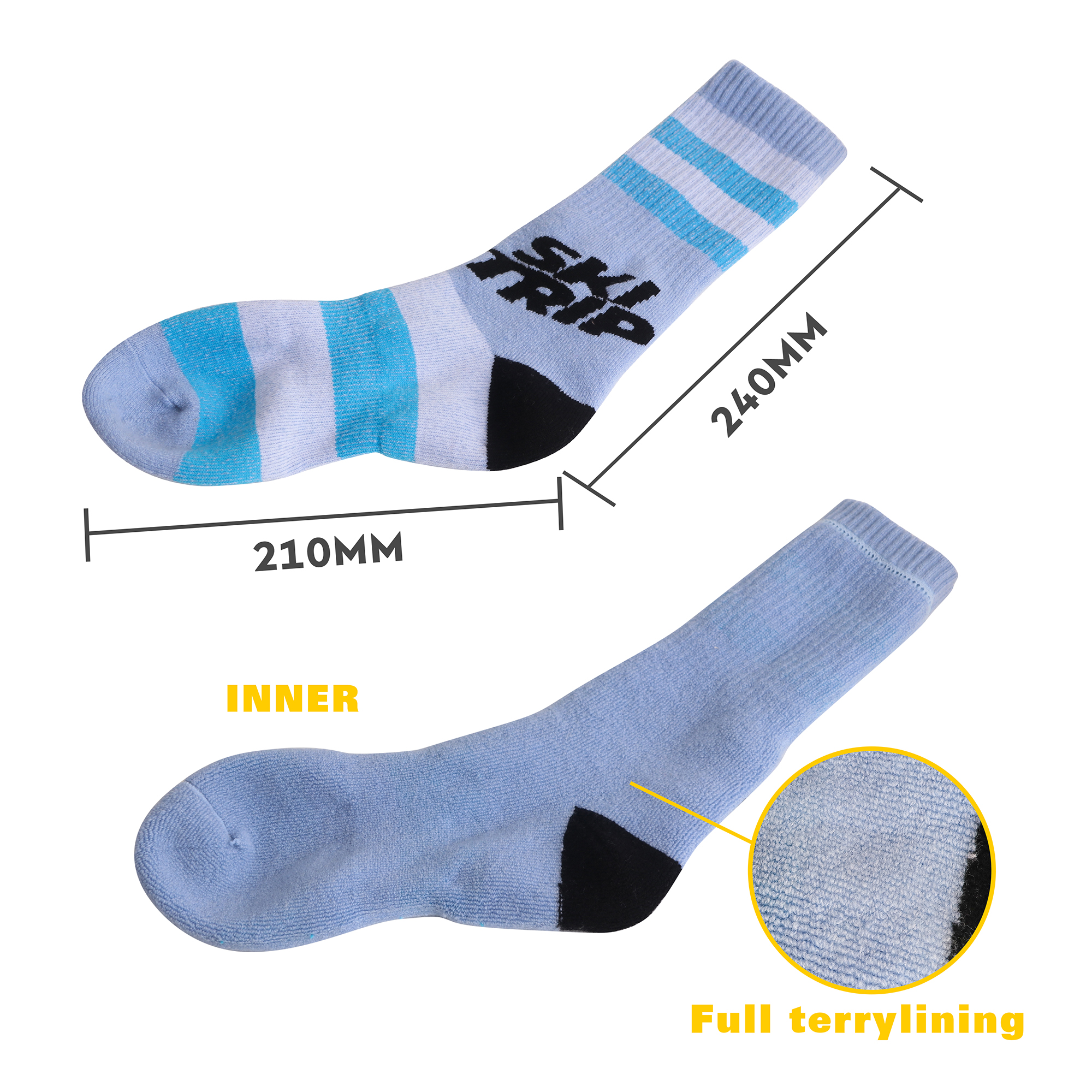 Crew Custom Pattern Merino Wool Socks - Image 5