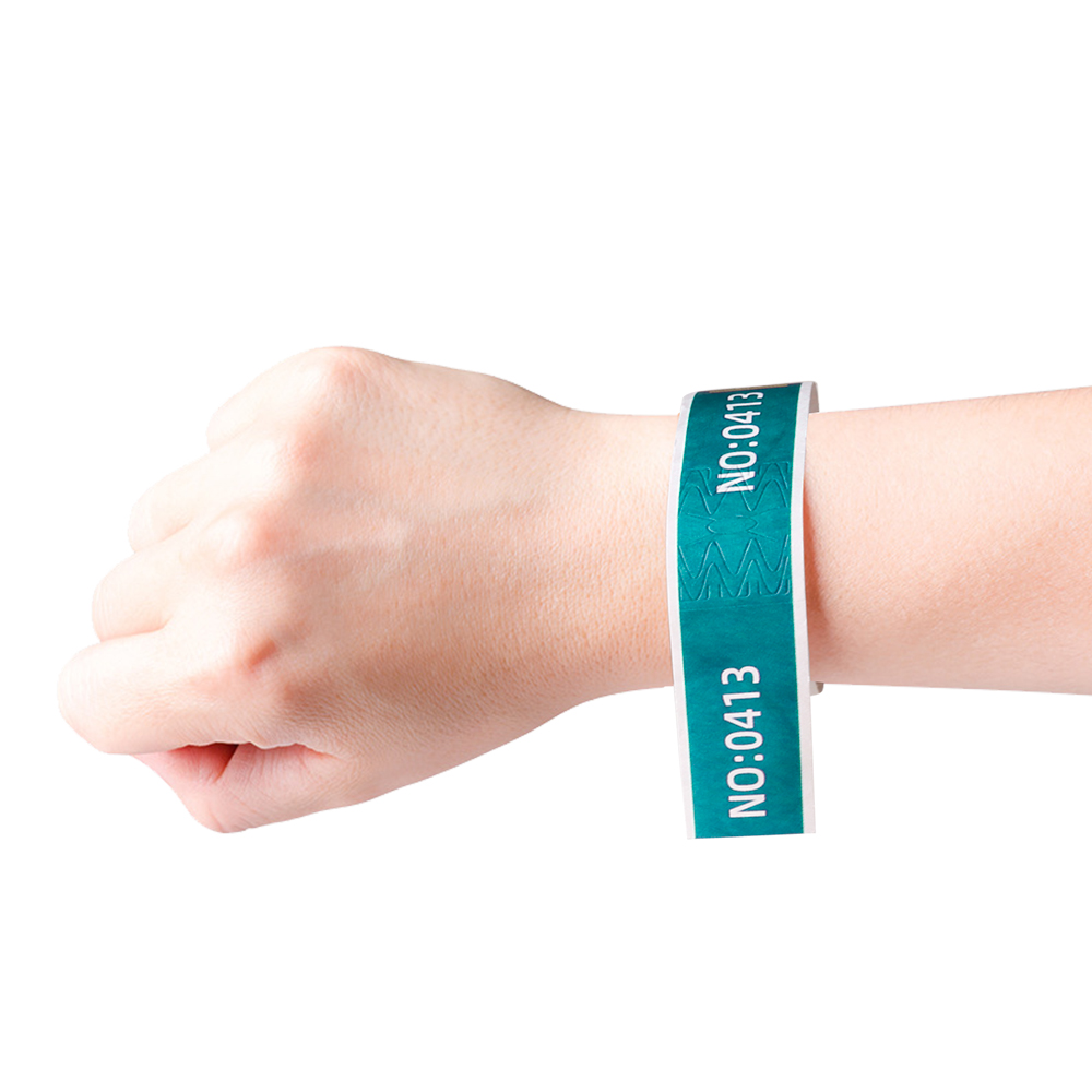 Tabbed Disposable Tyvek Wristband - Image 4