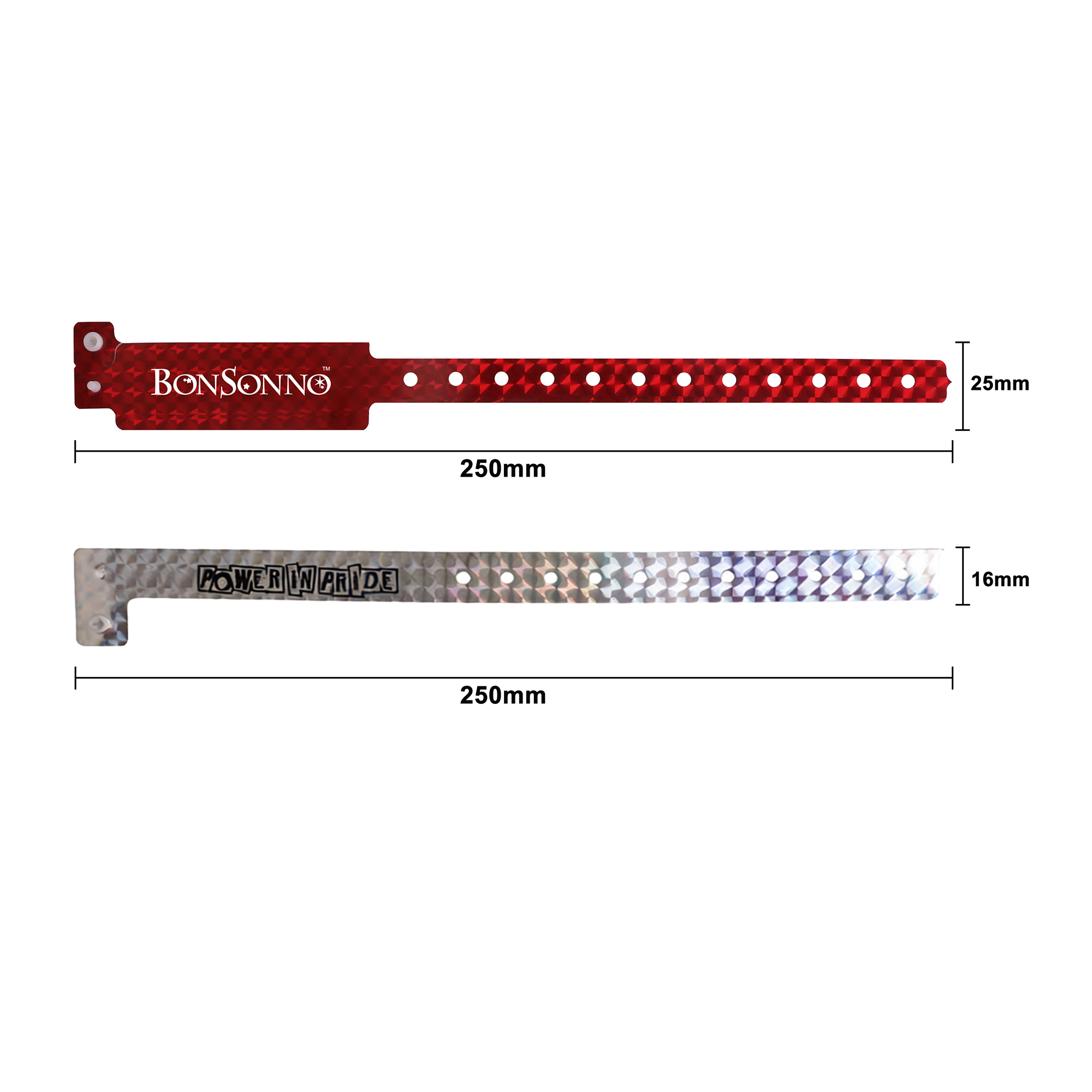 Disposable Holographic PVC Wristband - Image 11