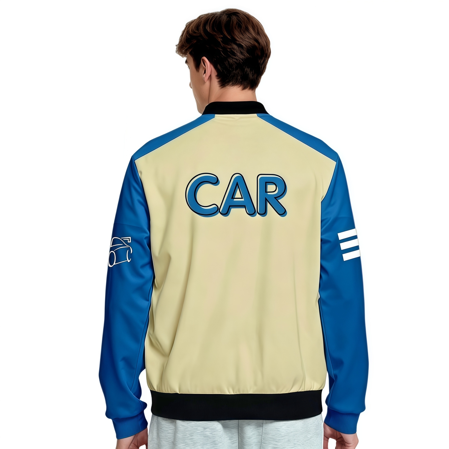 Unisex Polyester Scuba Sublimated Varsity Jacket - Image 2
