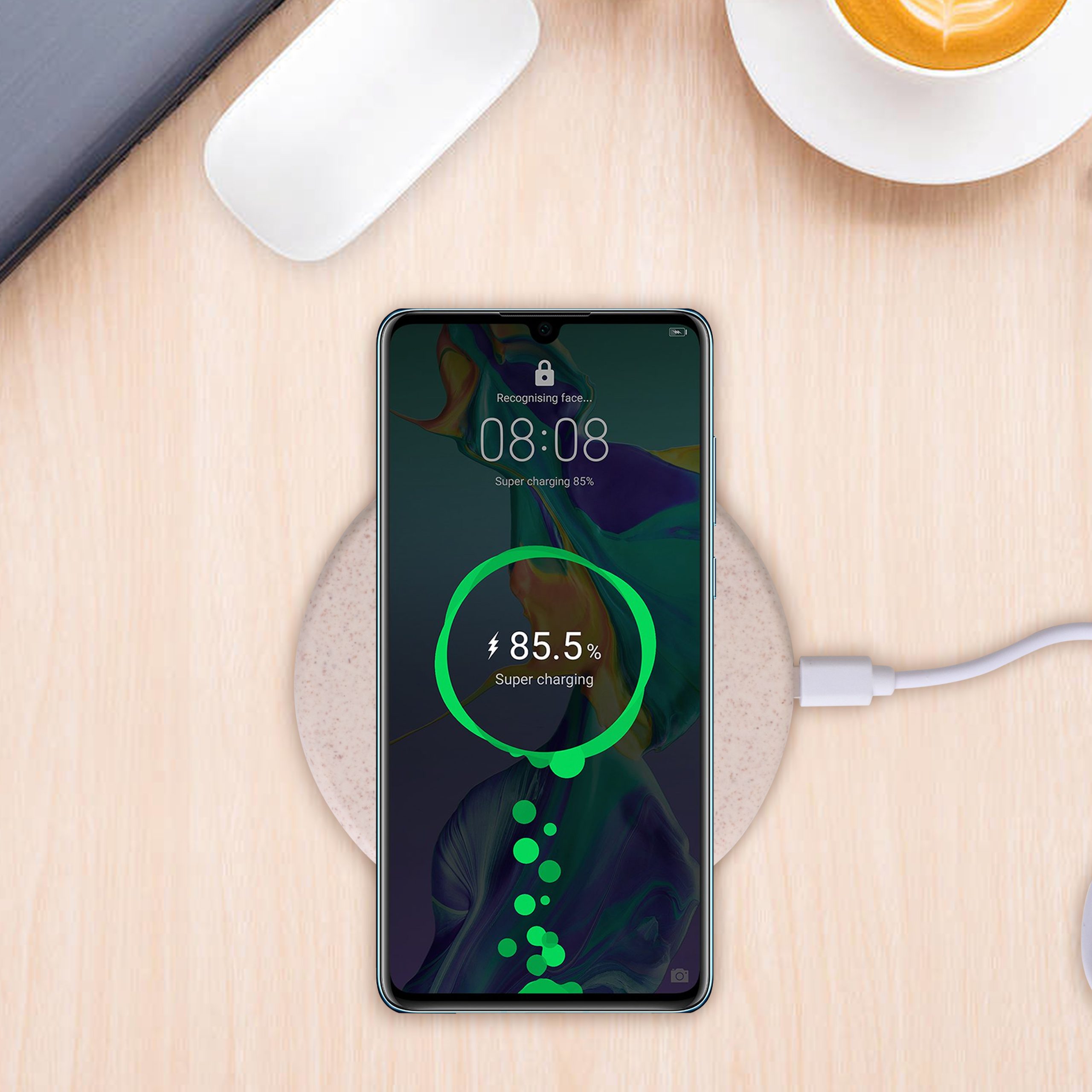 Wheat Straw Wireless Charger - Image 7