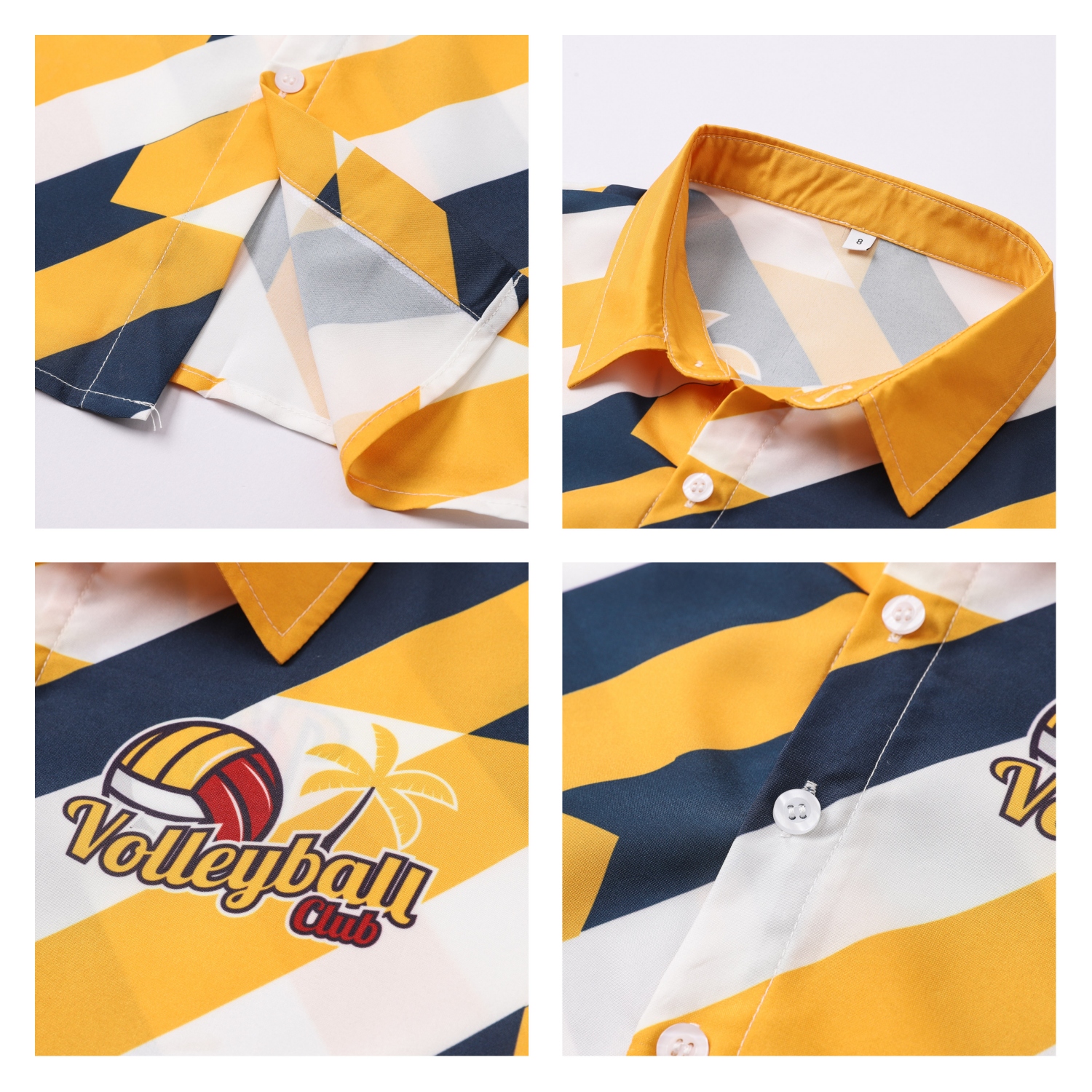 Women's Polyester Spandex Sublimated Hawaiian Shirt - Image 5