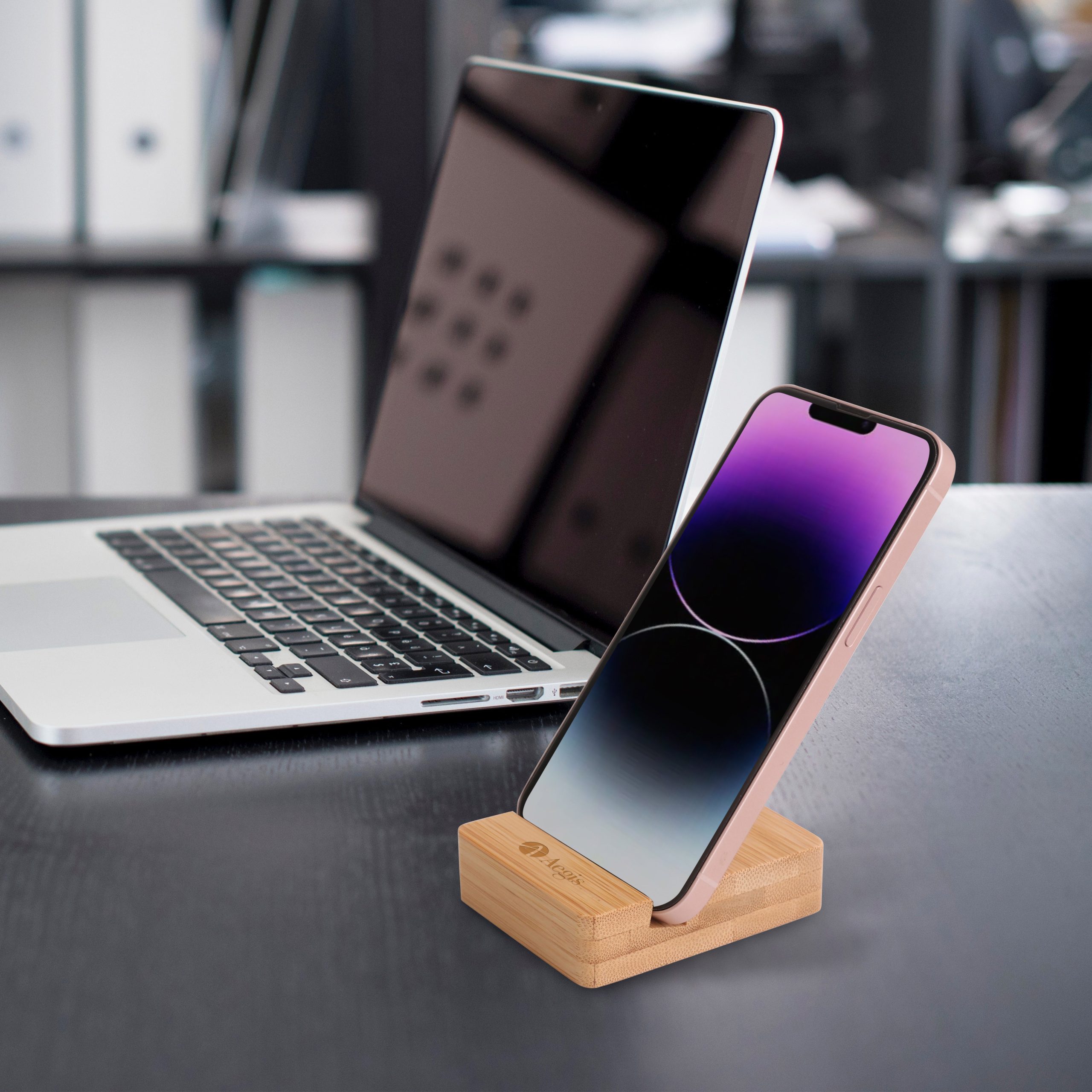 Bamboo Phone Holder - Image 6