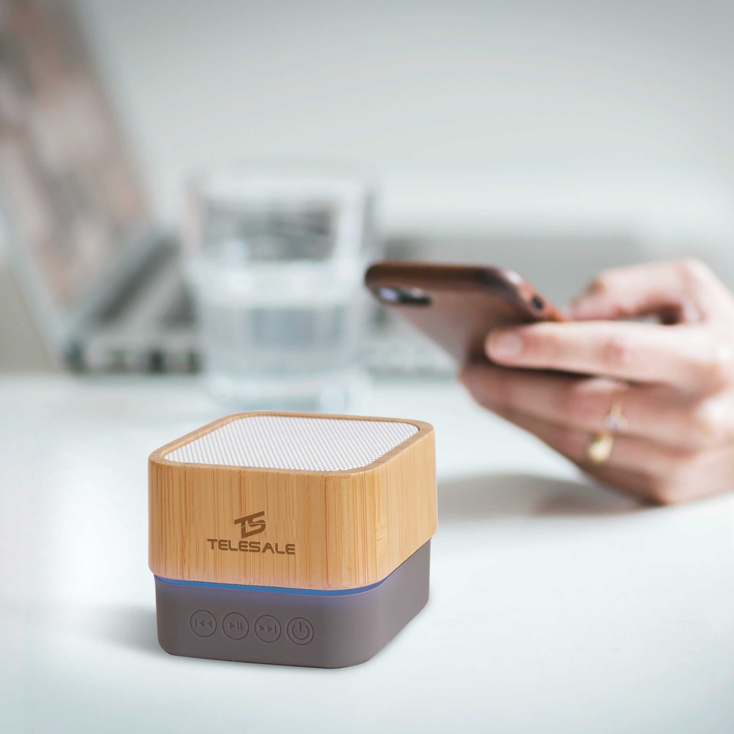 Bamboo Bluetooth Wireless Speaker - Image 8