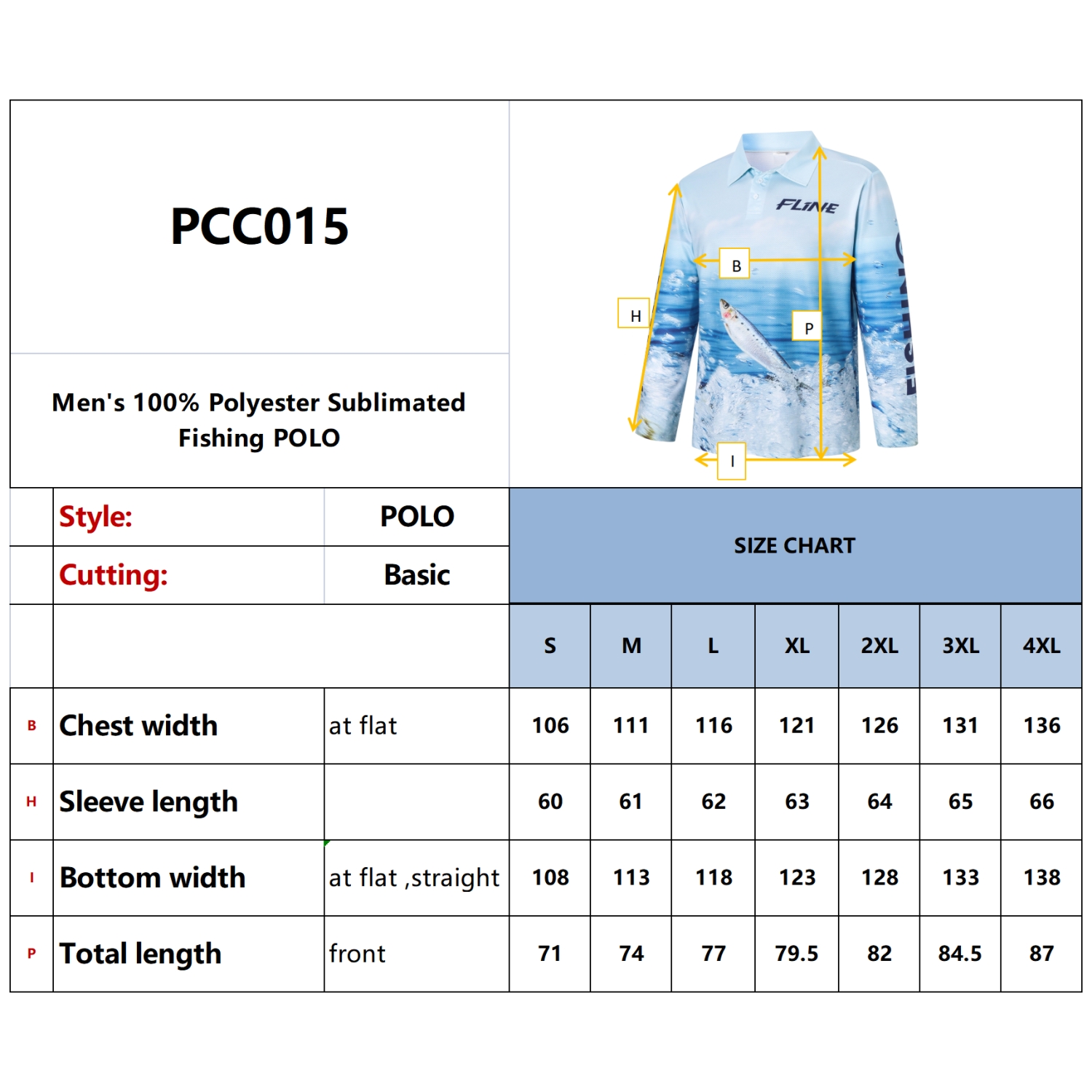 Men's Polyester Spandex Sublimated Fishing POLO - Image 14
