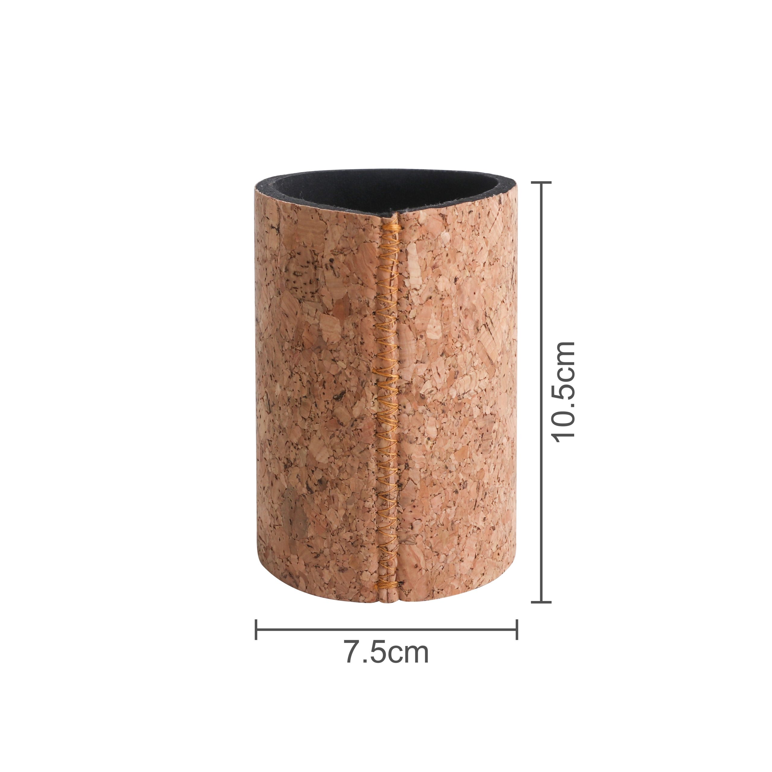 Cork Stubby Holder with Base - Image 3